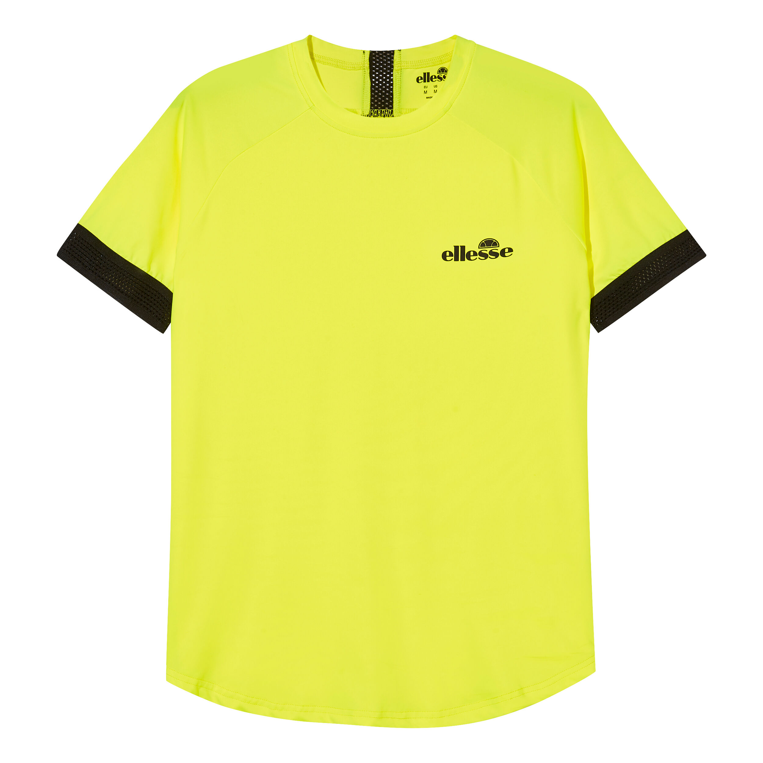 Yellow ellesse cheap t shirt