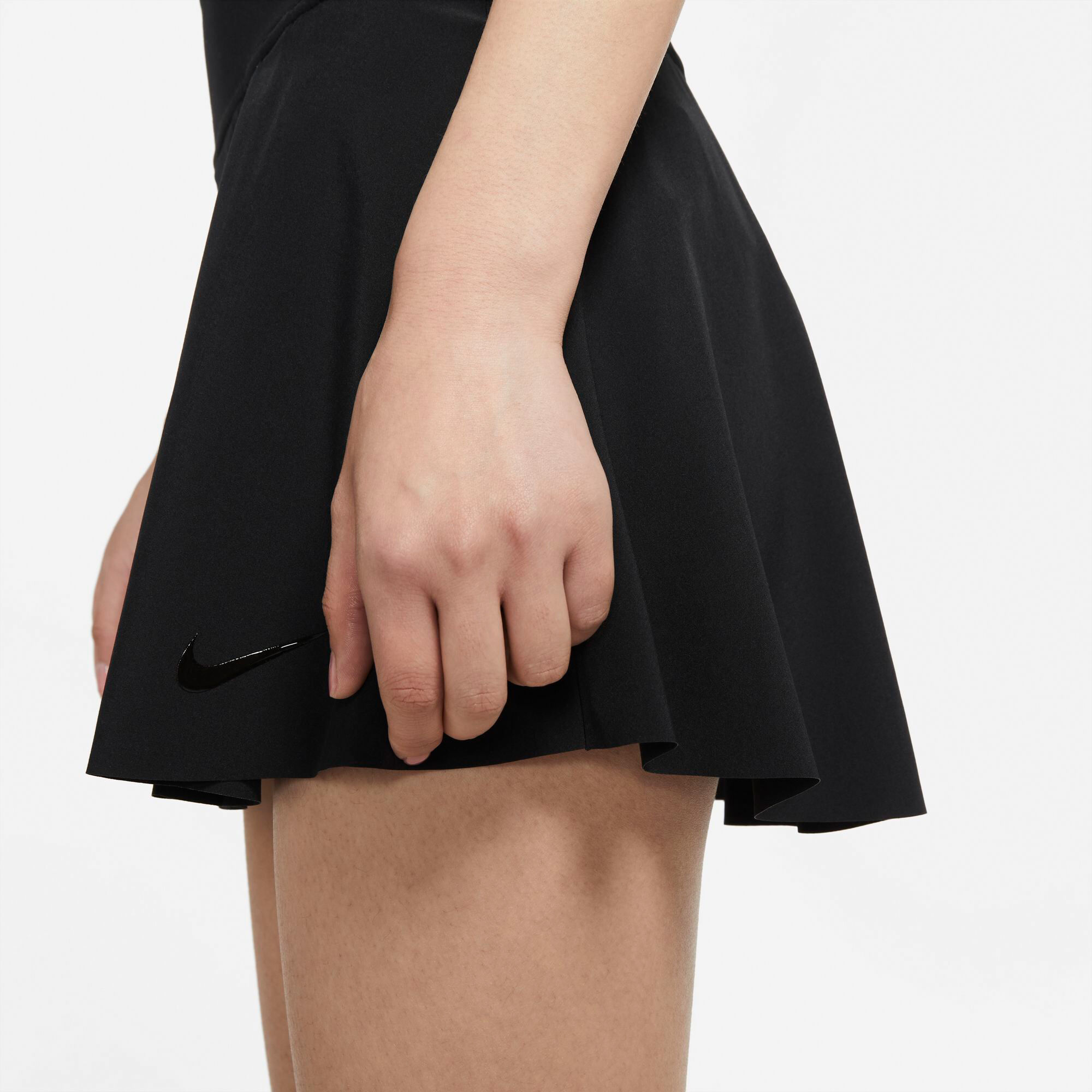 nike black club skirt shorts