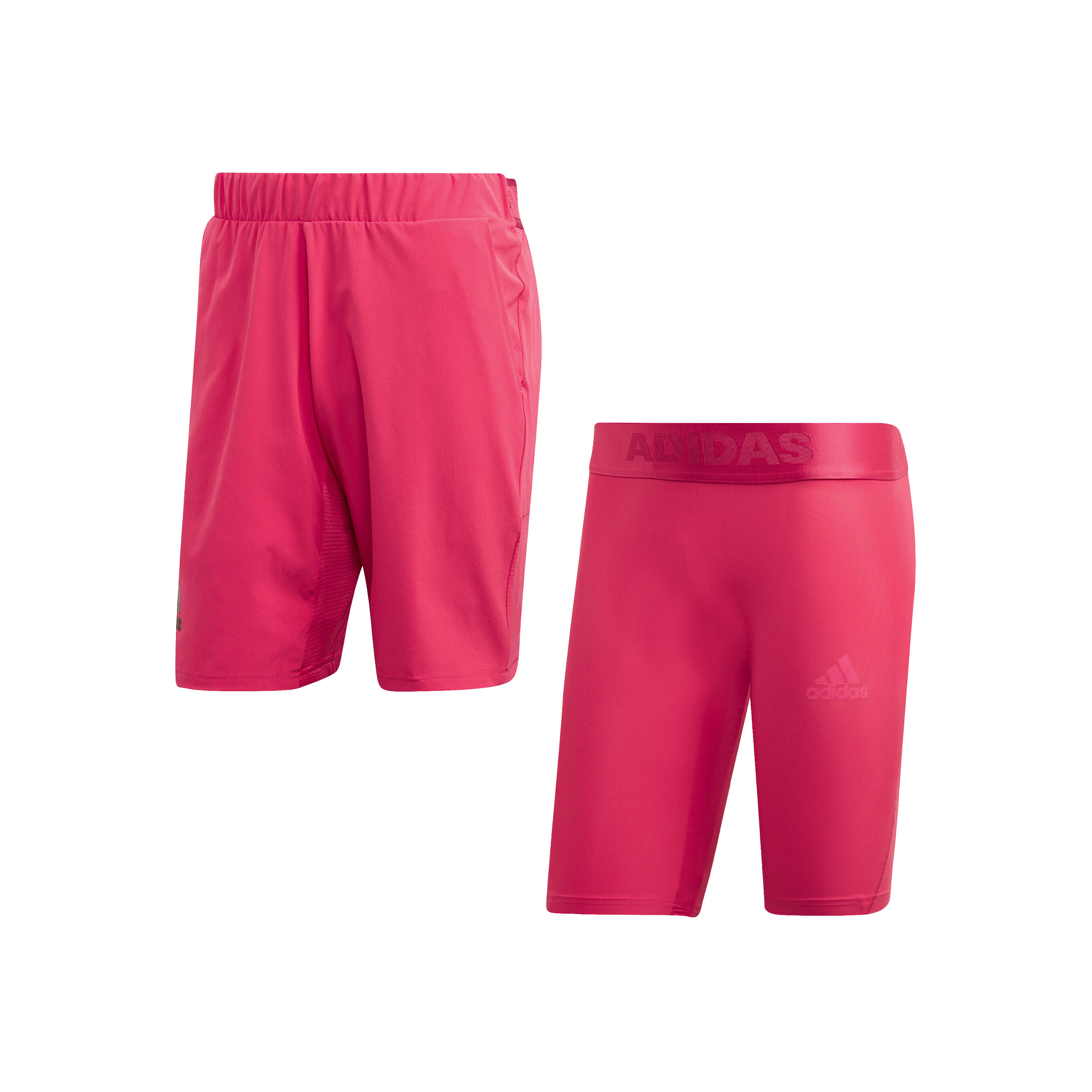 2in1 Heat Ready Shorts Men Pink