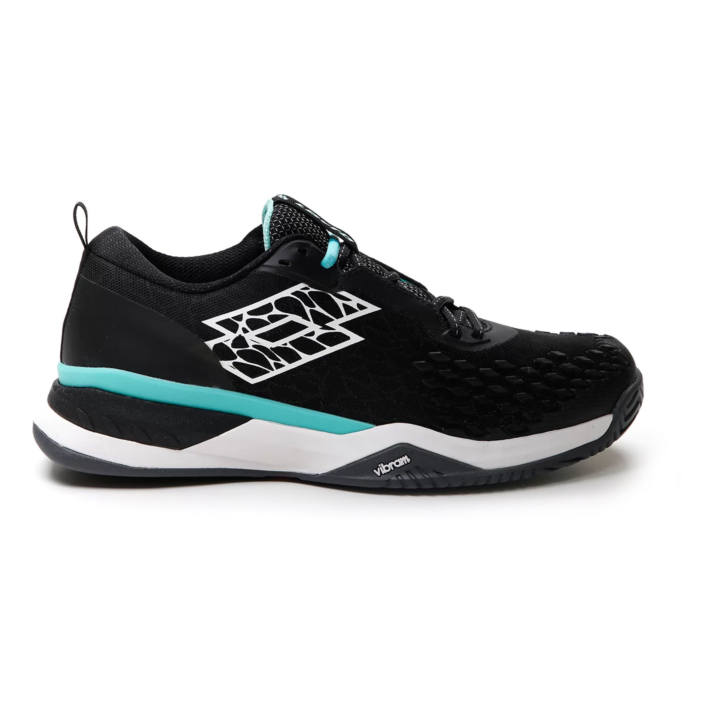 Buy Lotto Raptor Hyperpulse 100 SPD All Court Shoe Men Black White online Padel Point COM