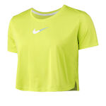 Nike One Dri-Fit Color-Blocked Standard-Fit Cropped Tee