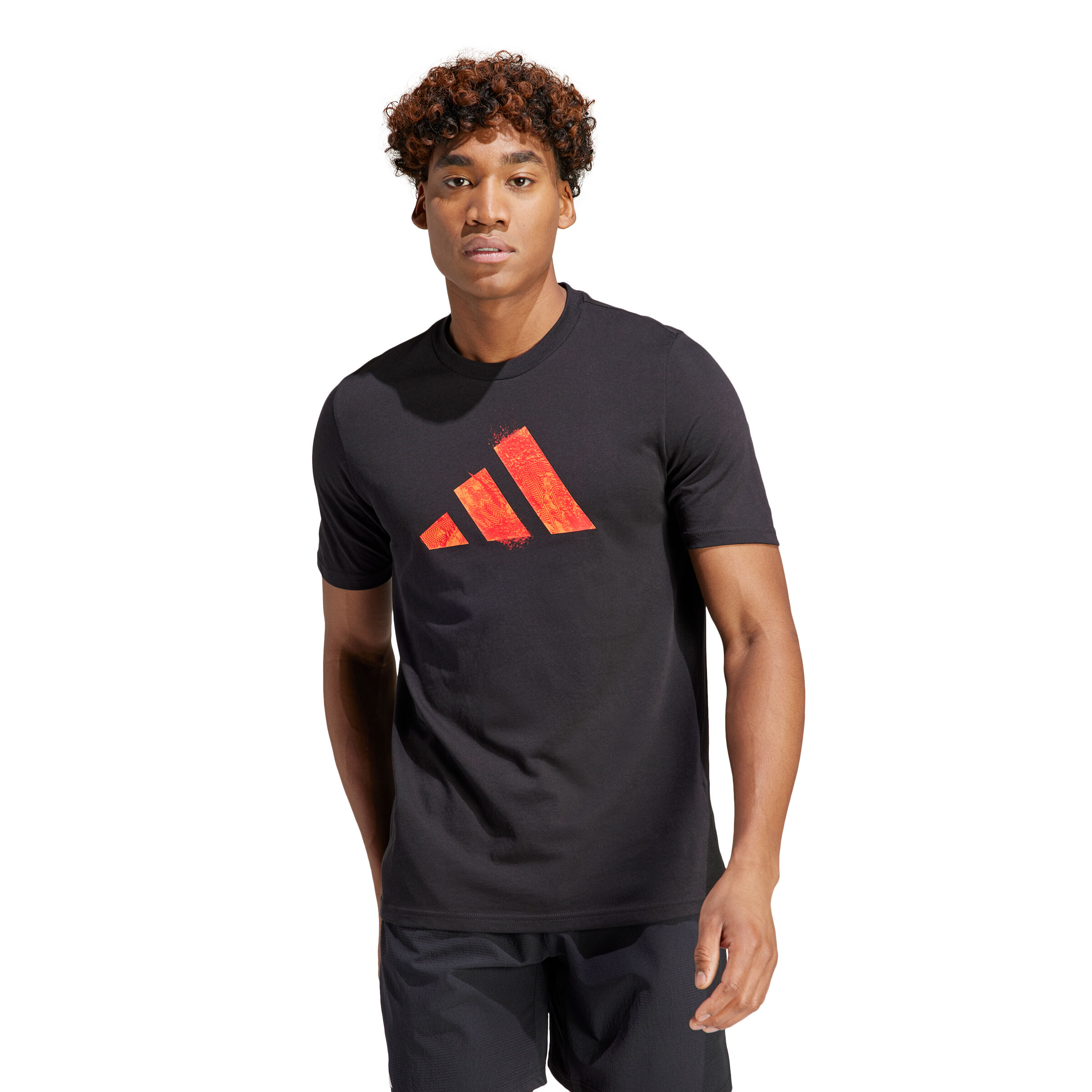 Buy adidas T-Shirt Men Black, Orange online | Padel Point COM