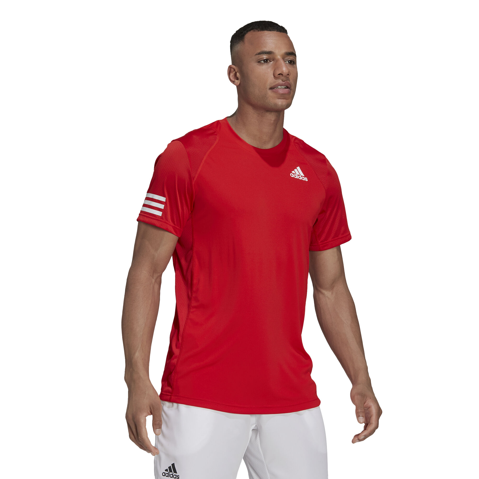 Adidas club 2025 3 stripes tee