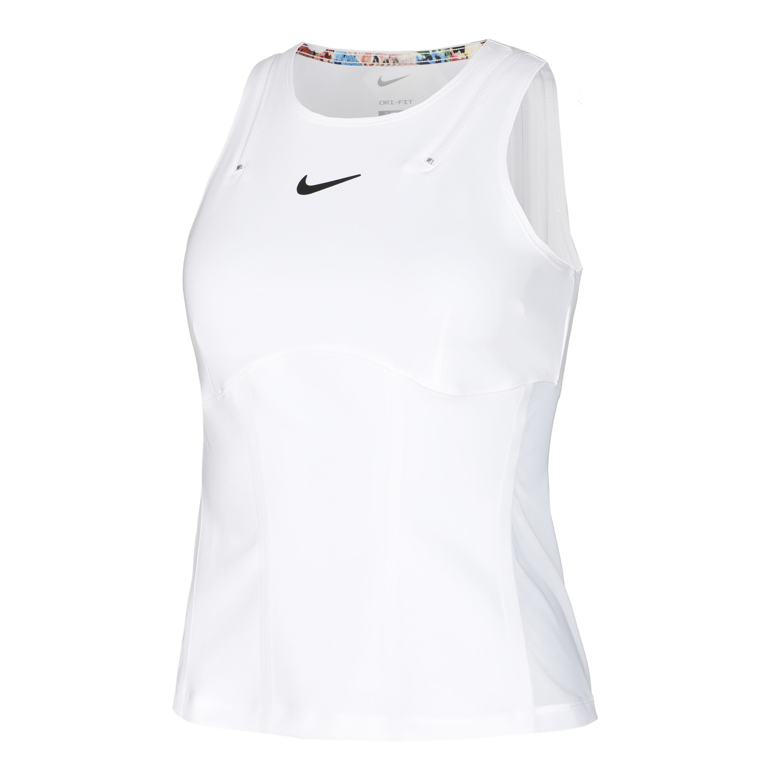 Womens white nike tank top store
