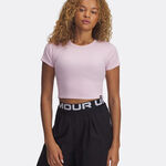 Under Armour Clothing Under Armour Rival Rib T-Shirt Women-Pink