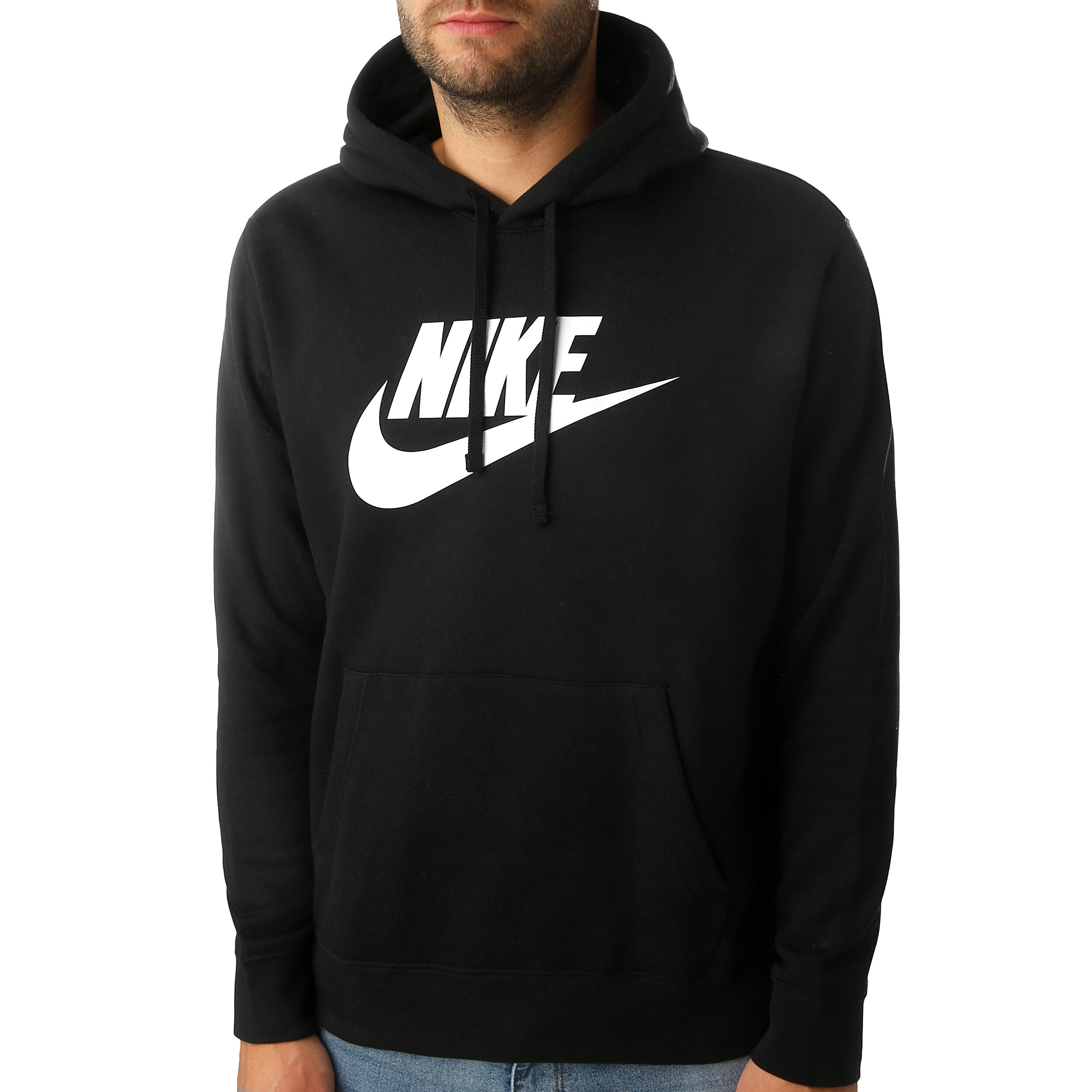 Nike Sportswear Club Fleece Hoody Men Black White online