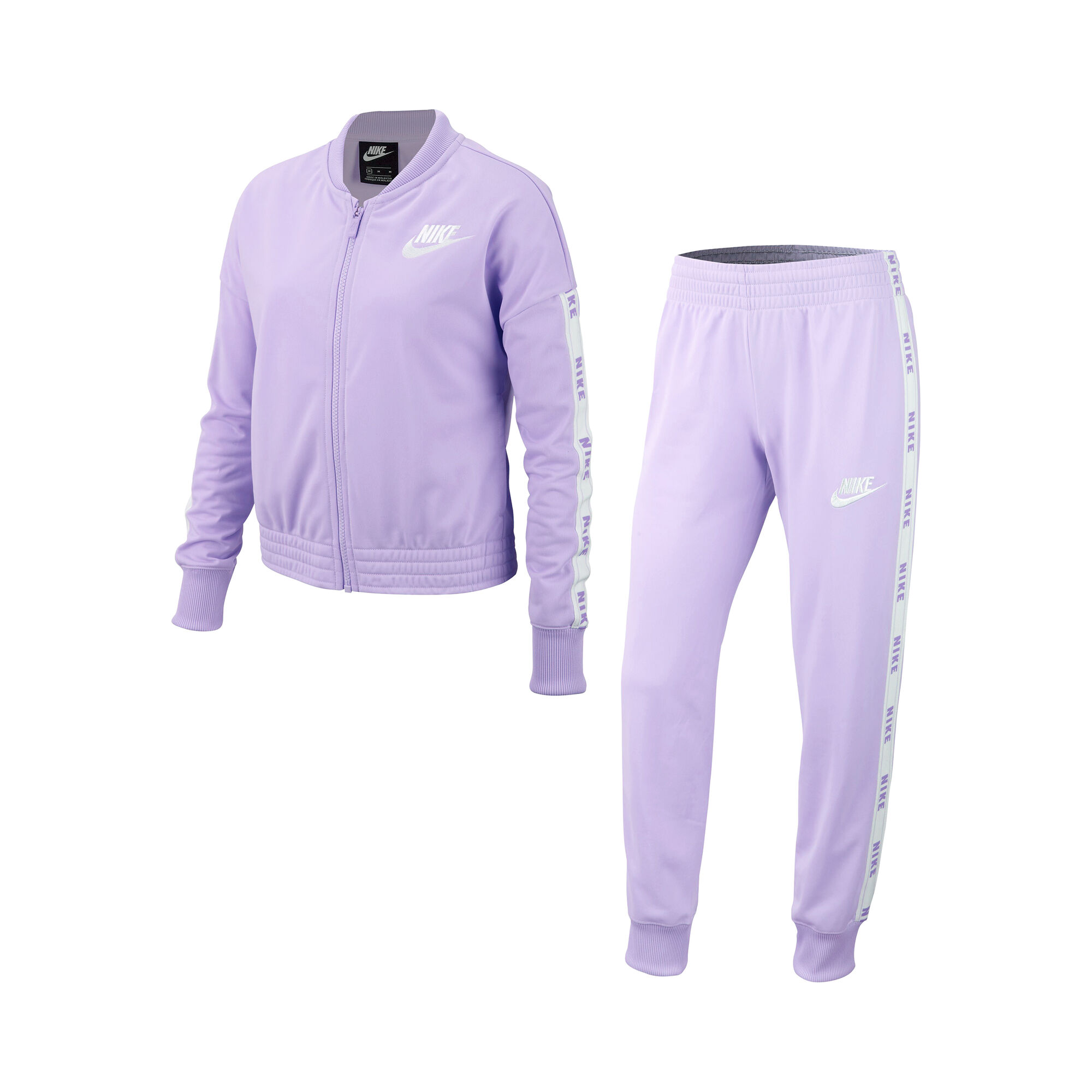 Buy Nike Sportswear Tracksuit Girls Lilac, White online | Padel Point COM