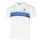 Quiet Please Ocean Block Stripe Tournament Polo