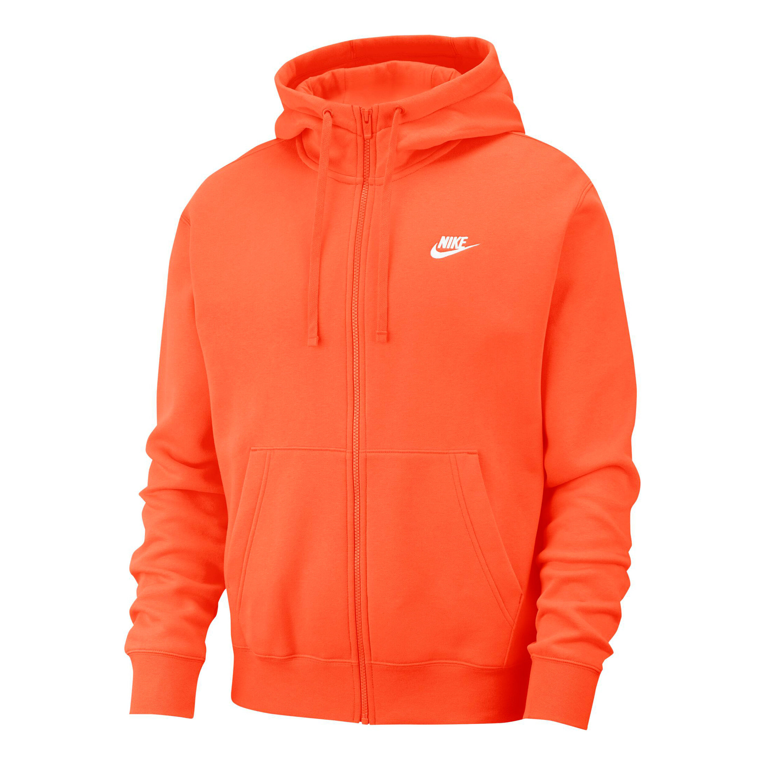 Buy Nike Club Zip Hoodie Men Orange White online Padel Point COM