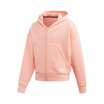 adidas Must Haves Doubleknit 3-Stripes Full-Zip Hoodie Girls