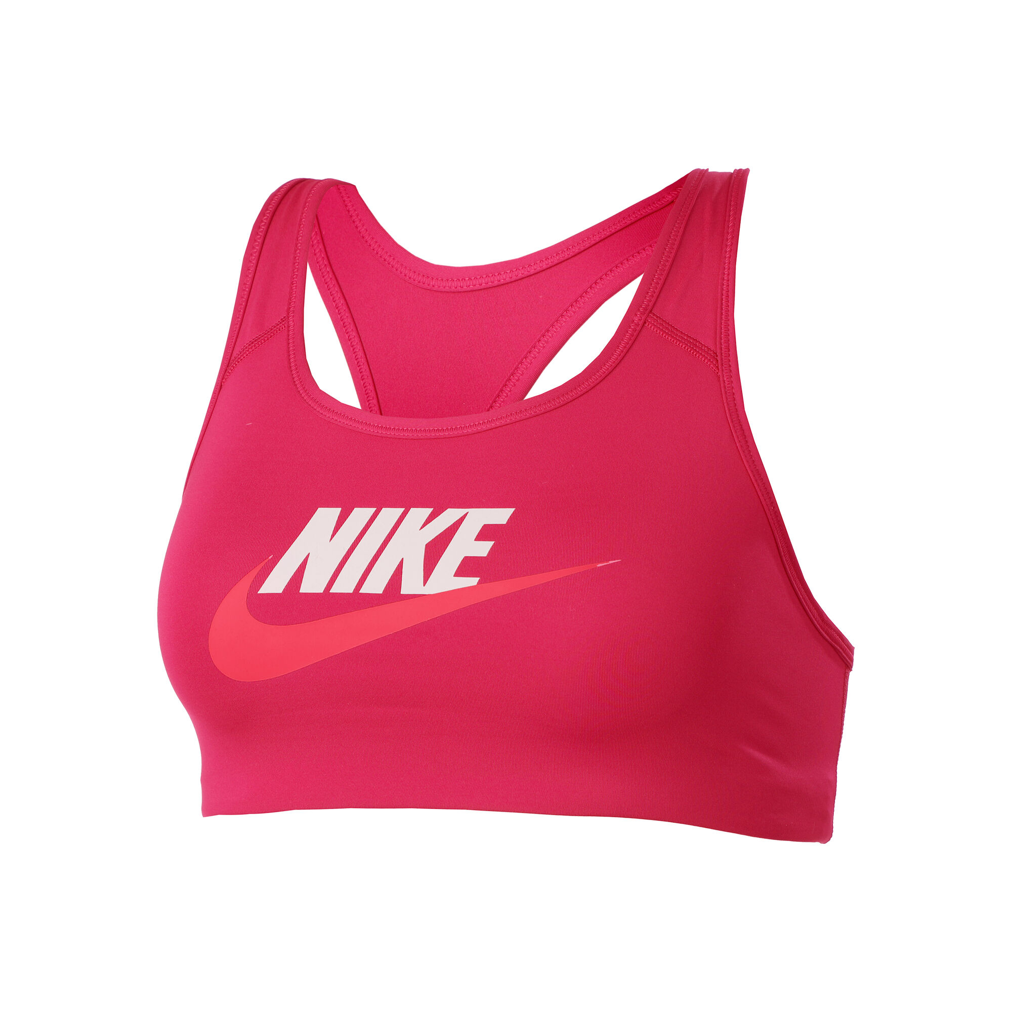 Buy Nike Dri-Fit Swoosh Club Graphic Sports Bras Women Pink, White