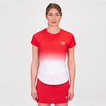 BIDI BADU Clothing BIDI BADU Crew Gradiant T-Shirt Women-Red,White