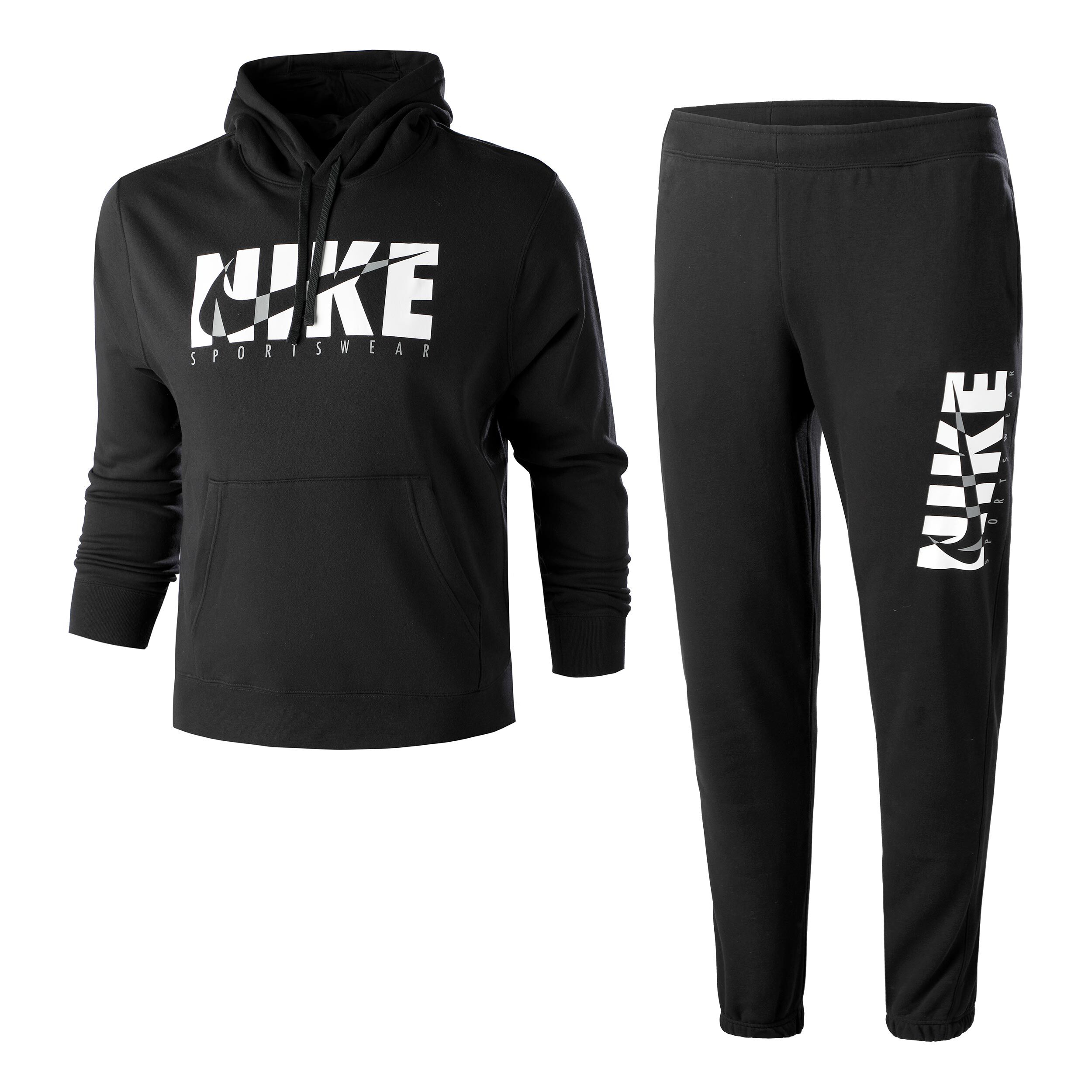 Nike graphic tracksuit black 2025