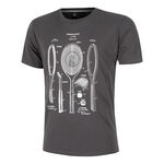 Quiet Please Clothing Quiet Please Endlessly Rackitecture T-Shirt Men-Anthracite,White