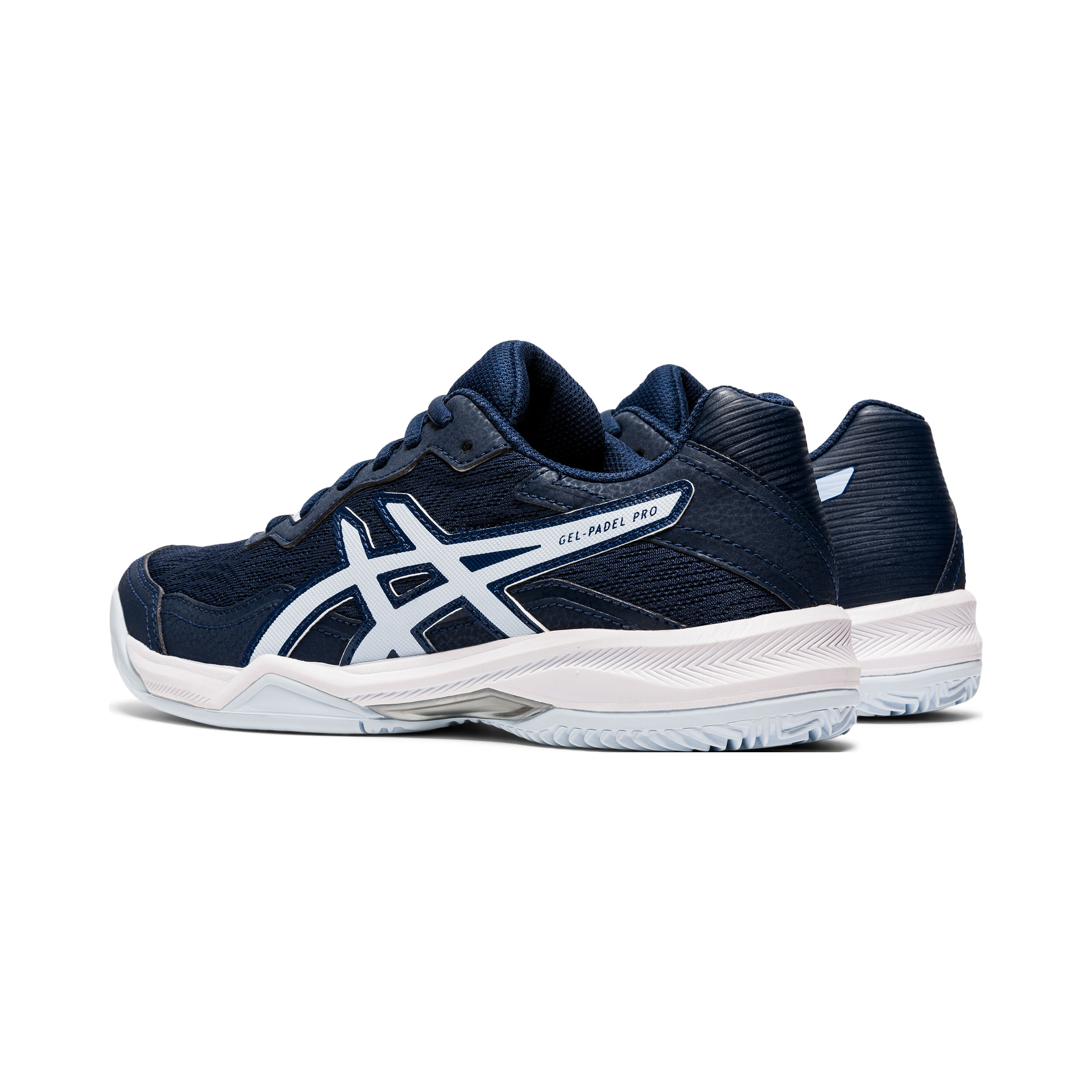 Gel Padel Pro 4 Padel Shoe Women Dark Blue Light Blue