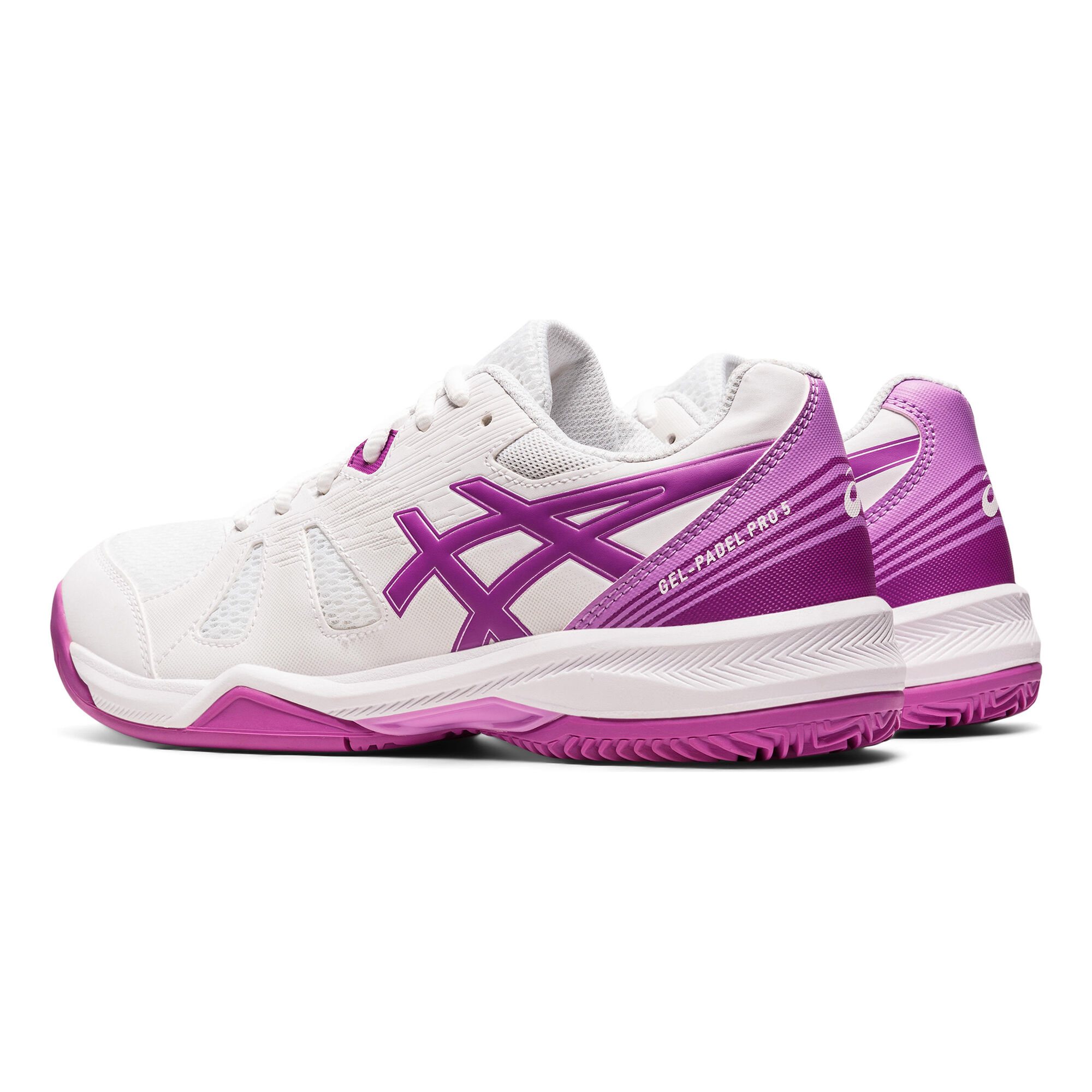 ASICS Gel-Padel Pro 5 Padel Shoe Women - White, Violet online | Padel-Point ASICS Gel-Padel Pro 5 Padel Shoe Women - White, Violet online | Padel-Point