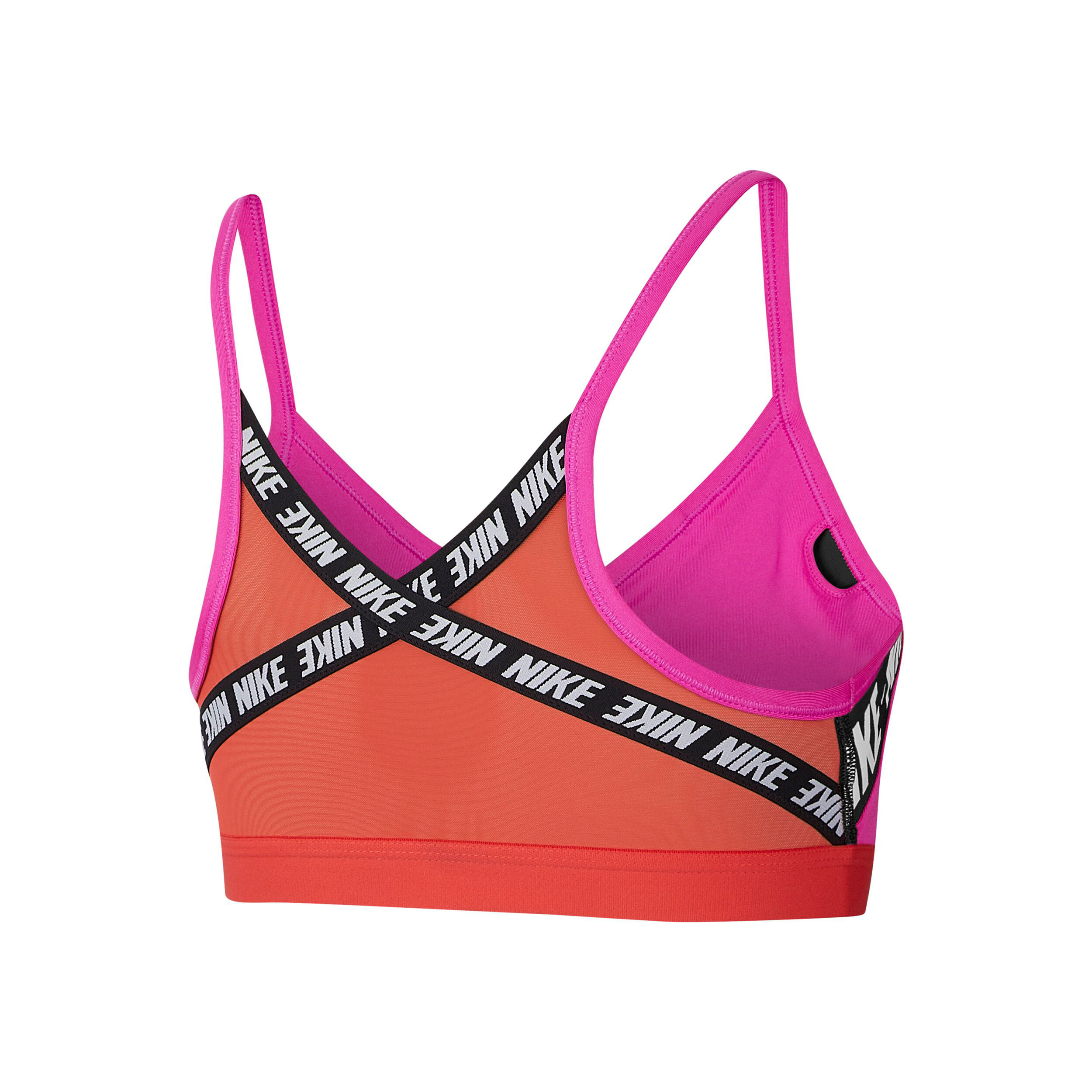 Nike indy logo bra pink clearance