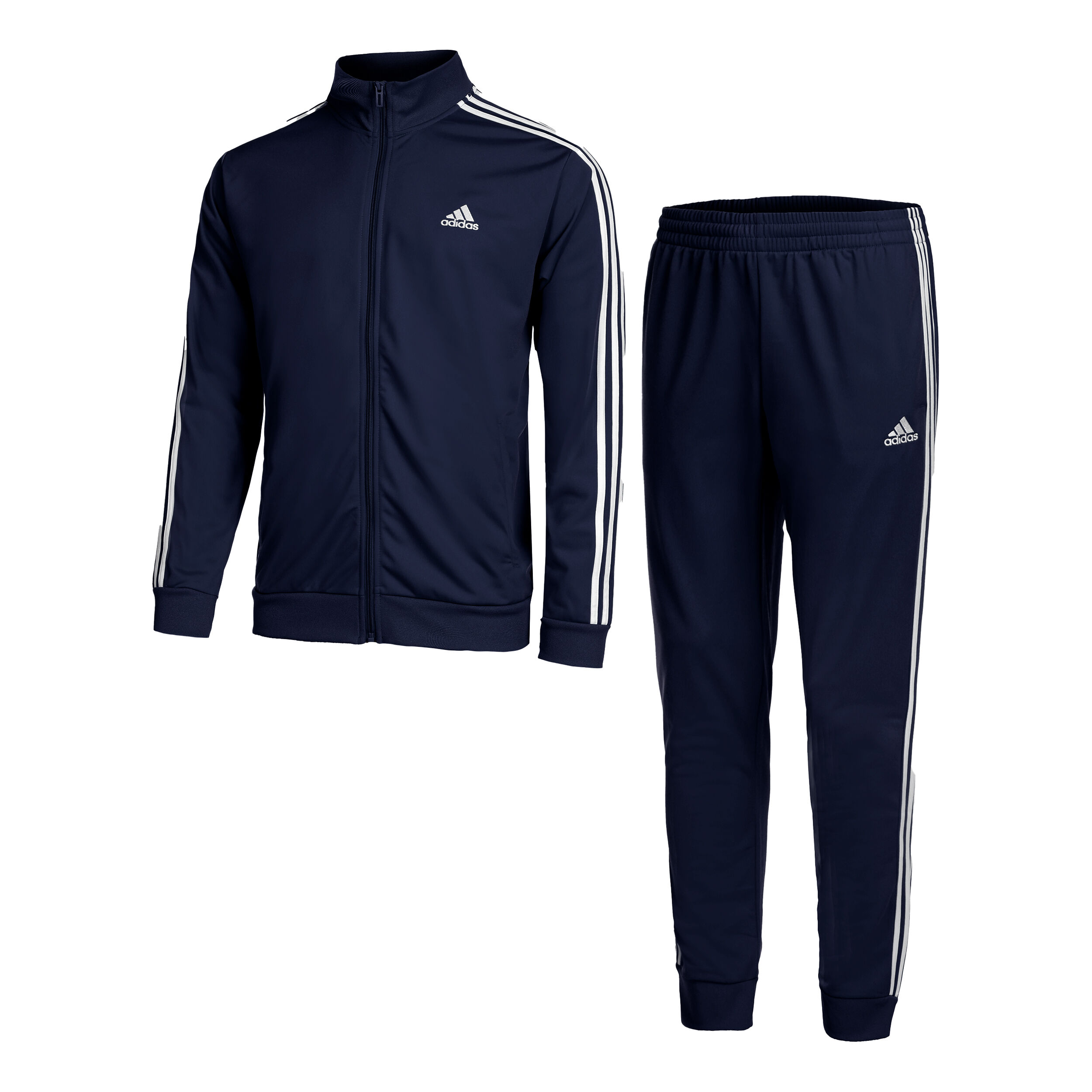 Sportswear Basic 3 Stripes Tricot Tracksuit Men Dark Blue White