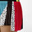 Hi-Retro Color Block Pleated Skirt