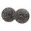 Massageball DUO 12CM, SCHWARZ/GRAU