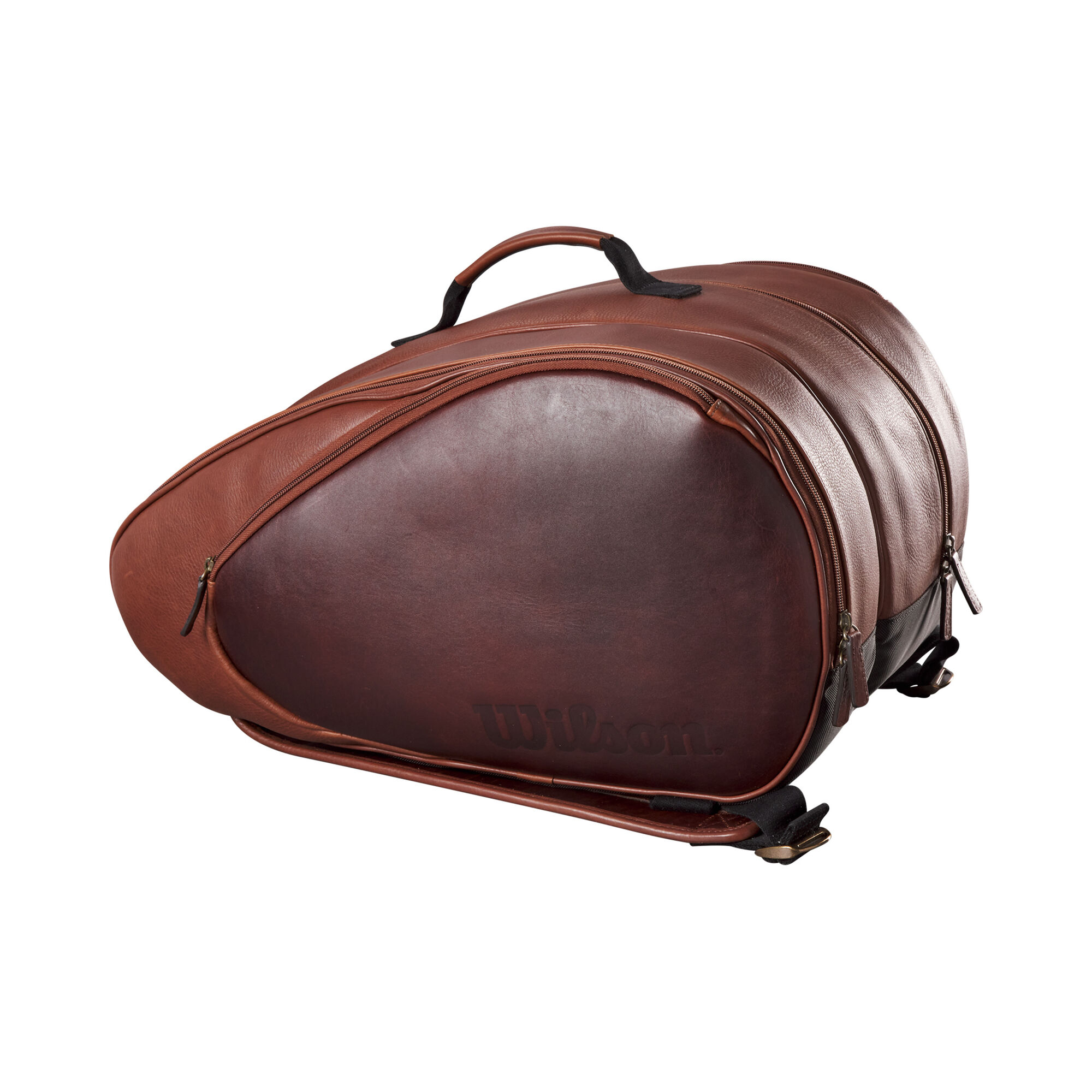 Wilson Leather Padel racket bag brown Tennis-Point