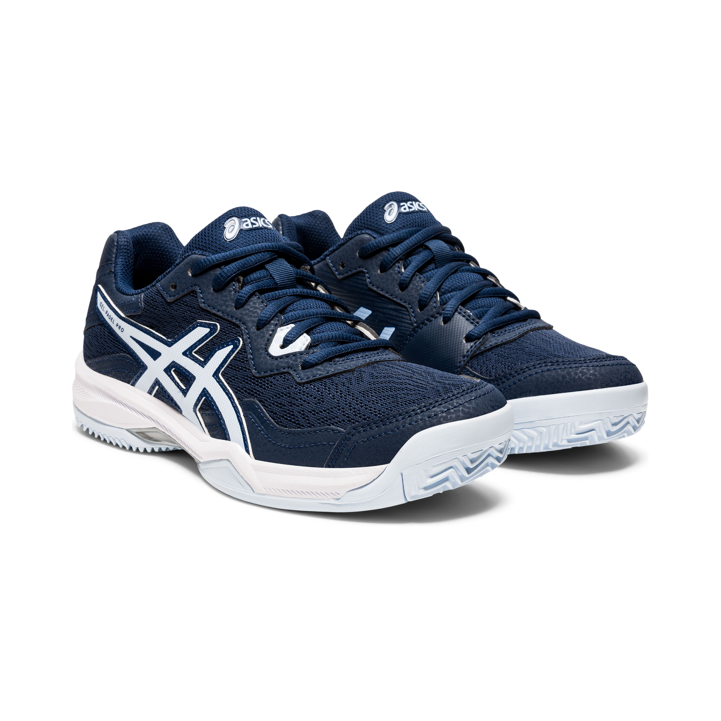 Gel Padel Pro 4 Padel Shoe Women Dark Blue Light Blue