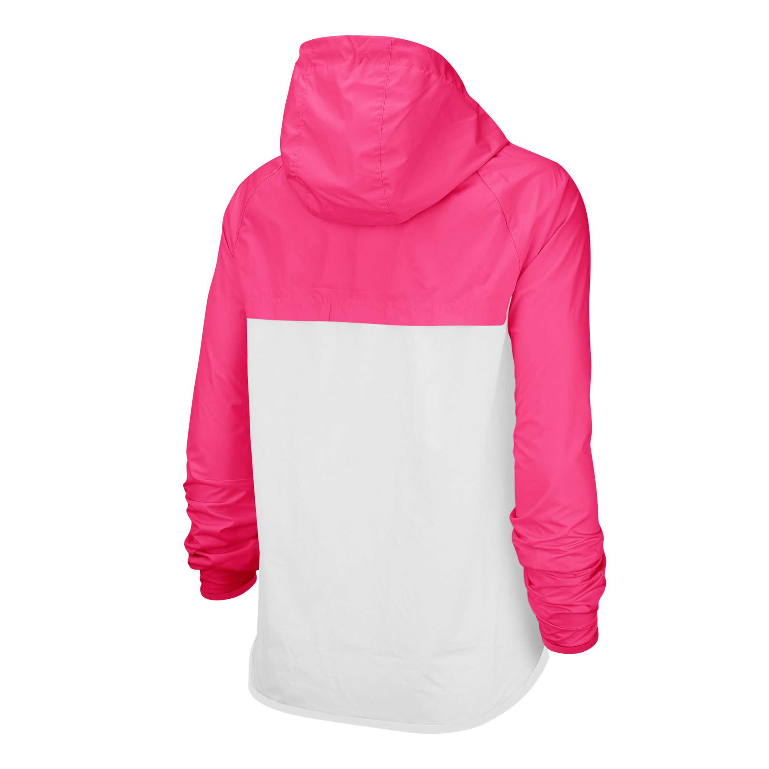 Pink and white nike windbreaker jacket clearance