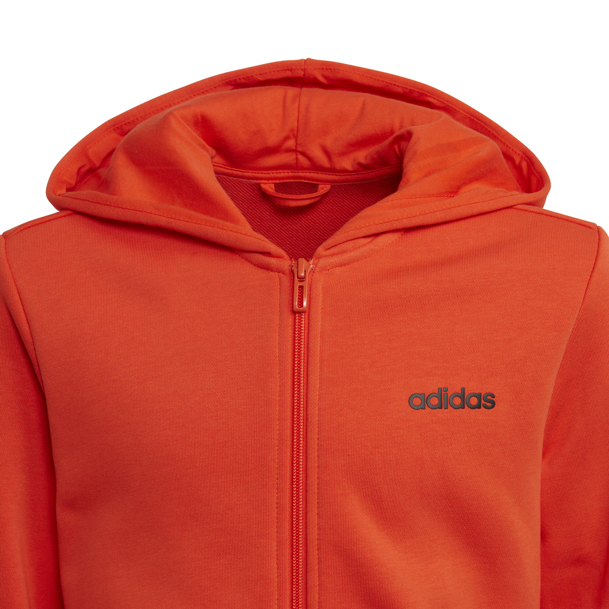 Buy adidas Essentials Linear Zip Hoodie Boys Orange Black online