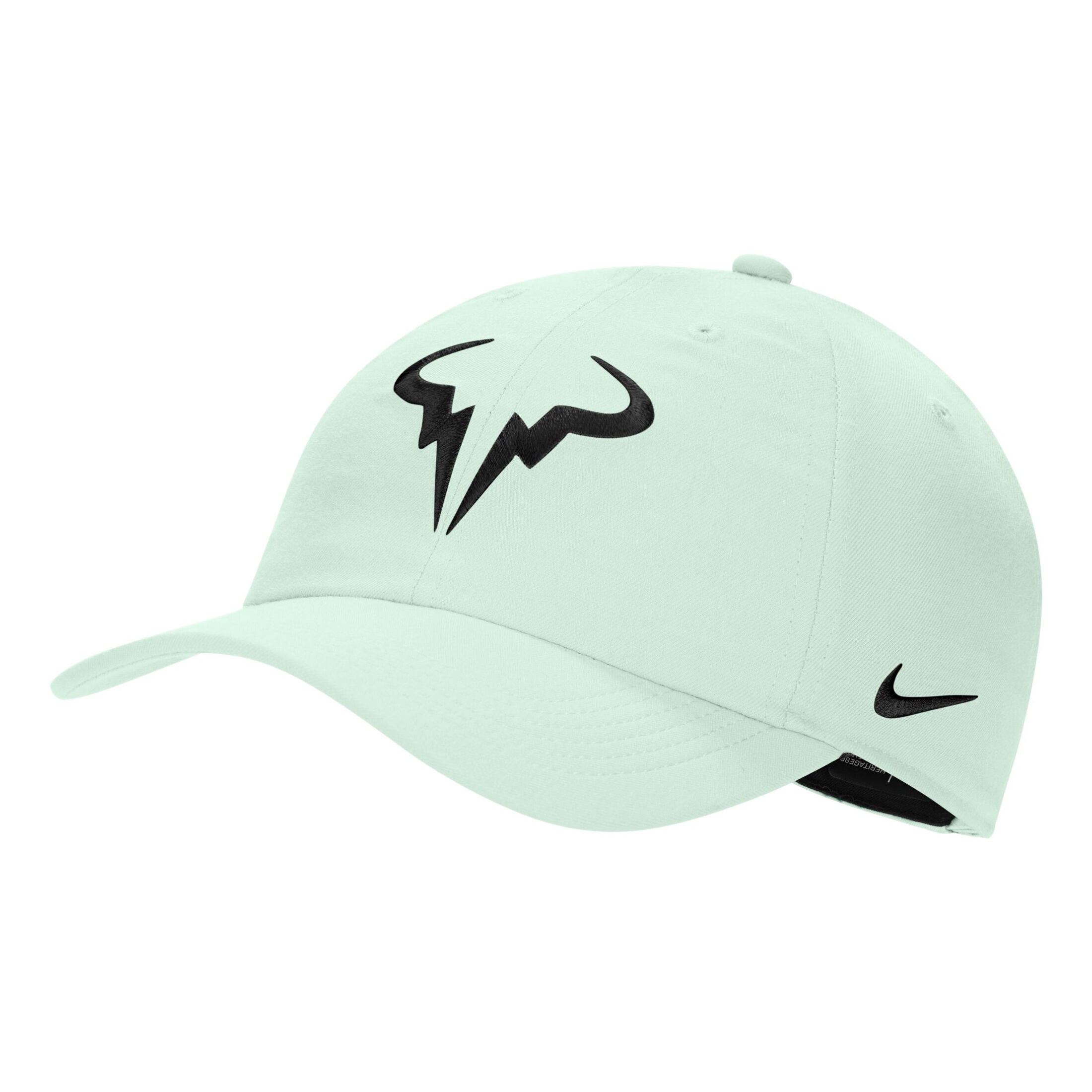 Buy Nike Rafael Nadal AeroBill H86 Cap Mint Black online Padel