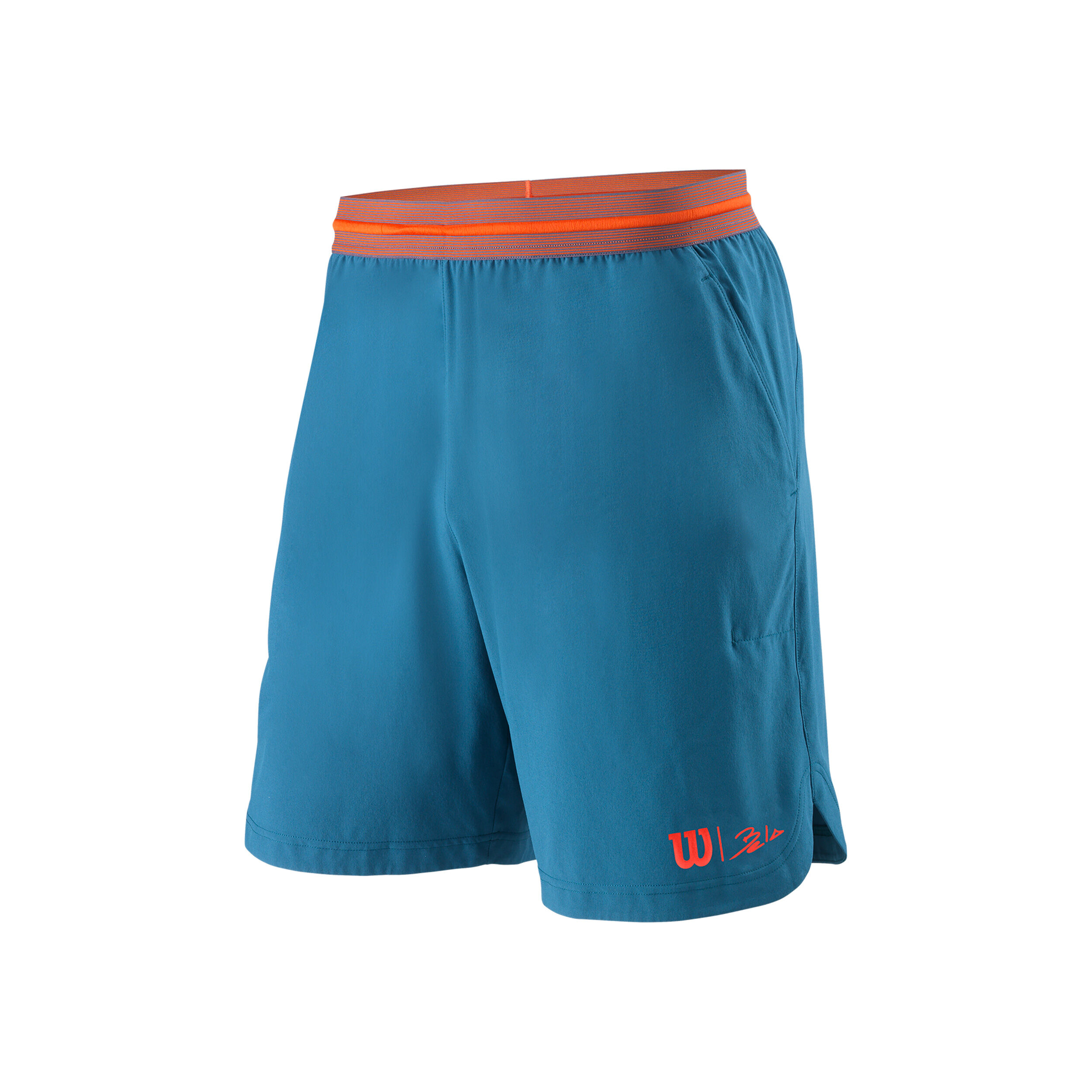 Buy Wilson Bela Power 8 II Shorts Men Blue Orange online Padel