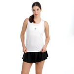 BIDI BADU Tennis apparel BIDI BADU Crew Racerback Tank Top Women-white