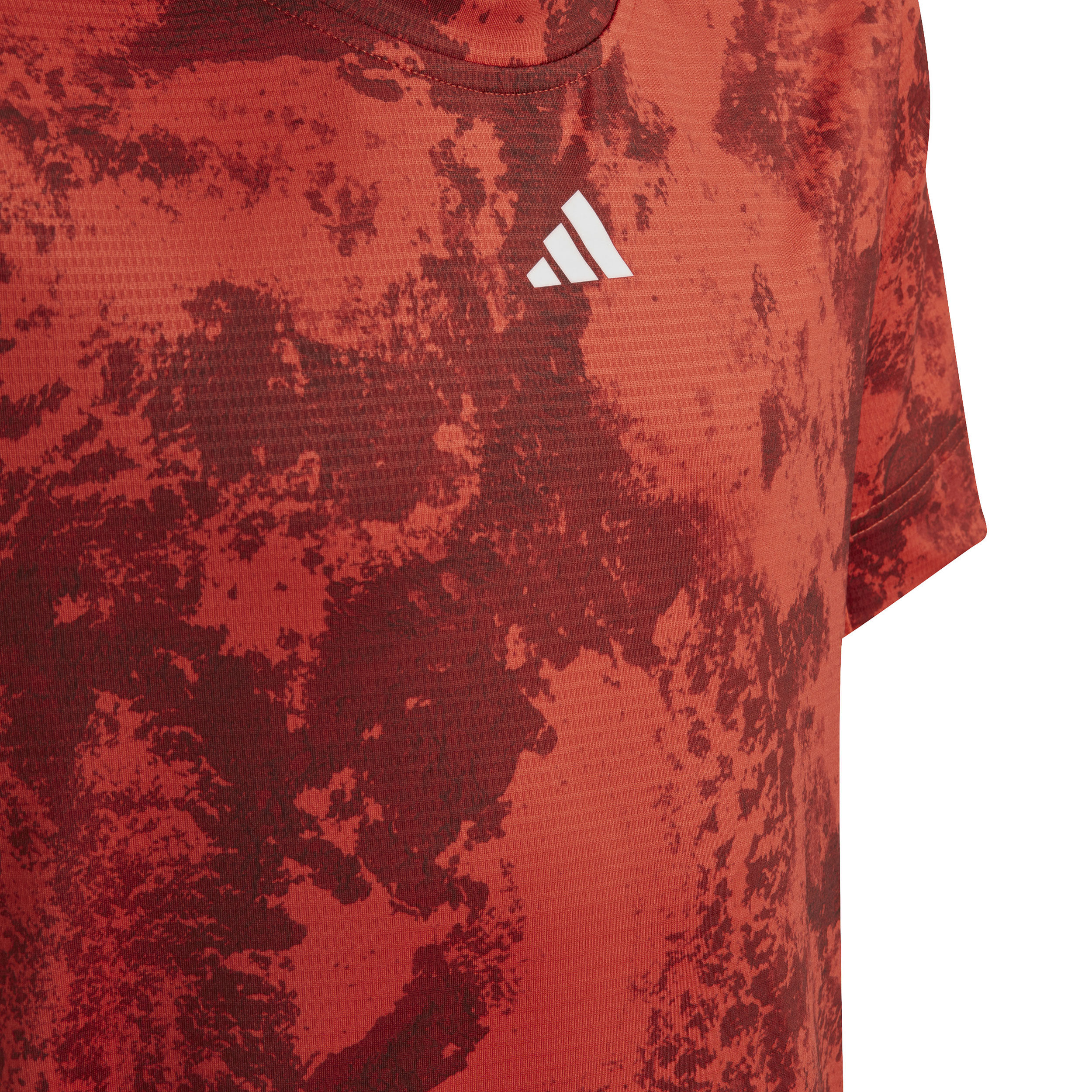 Adidas red top camo shirt
