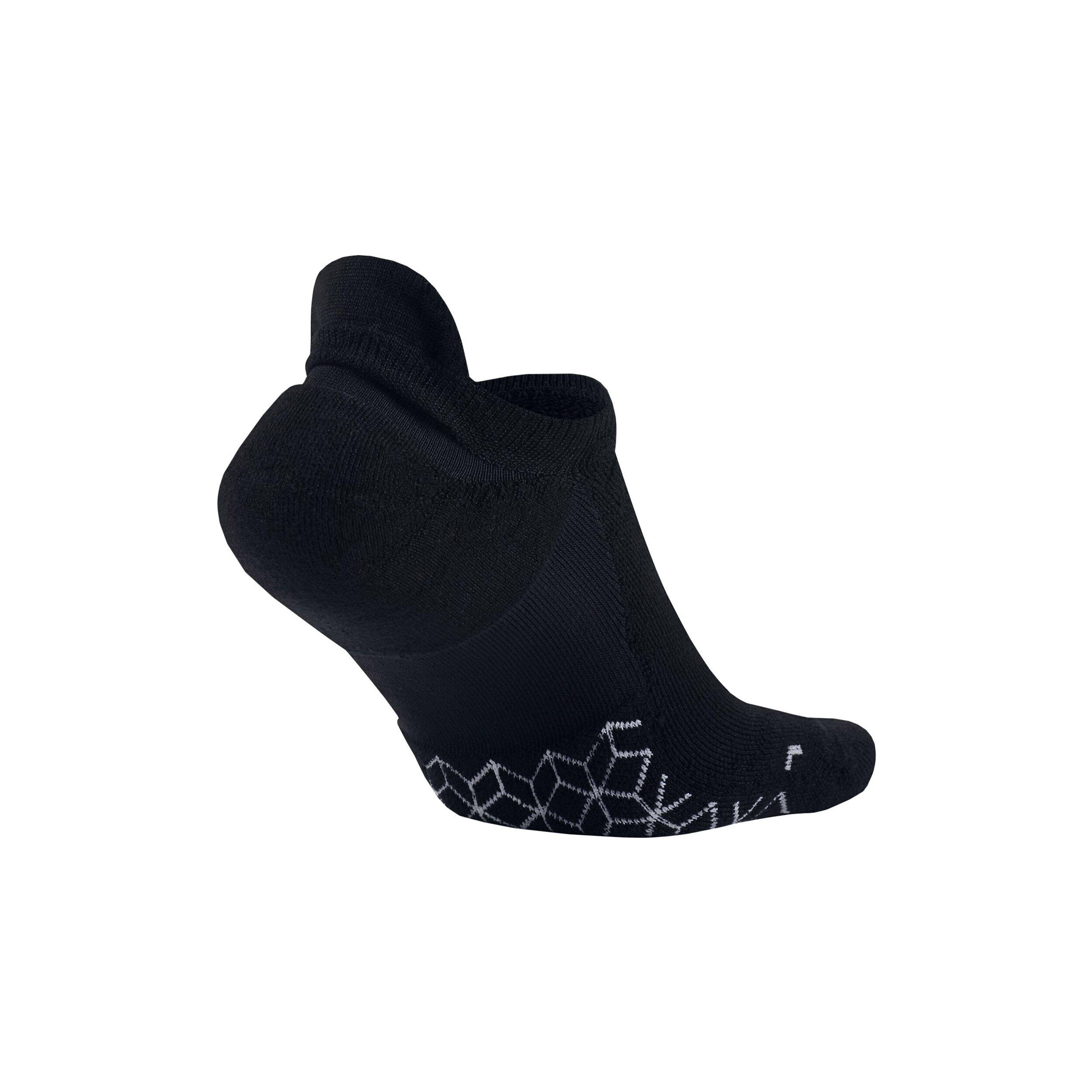 Buy Nike Elite Cushioned No Show Sports Socks Black White online Padel Point COM