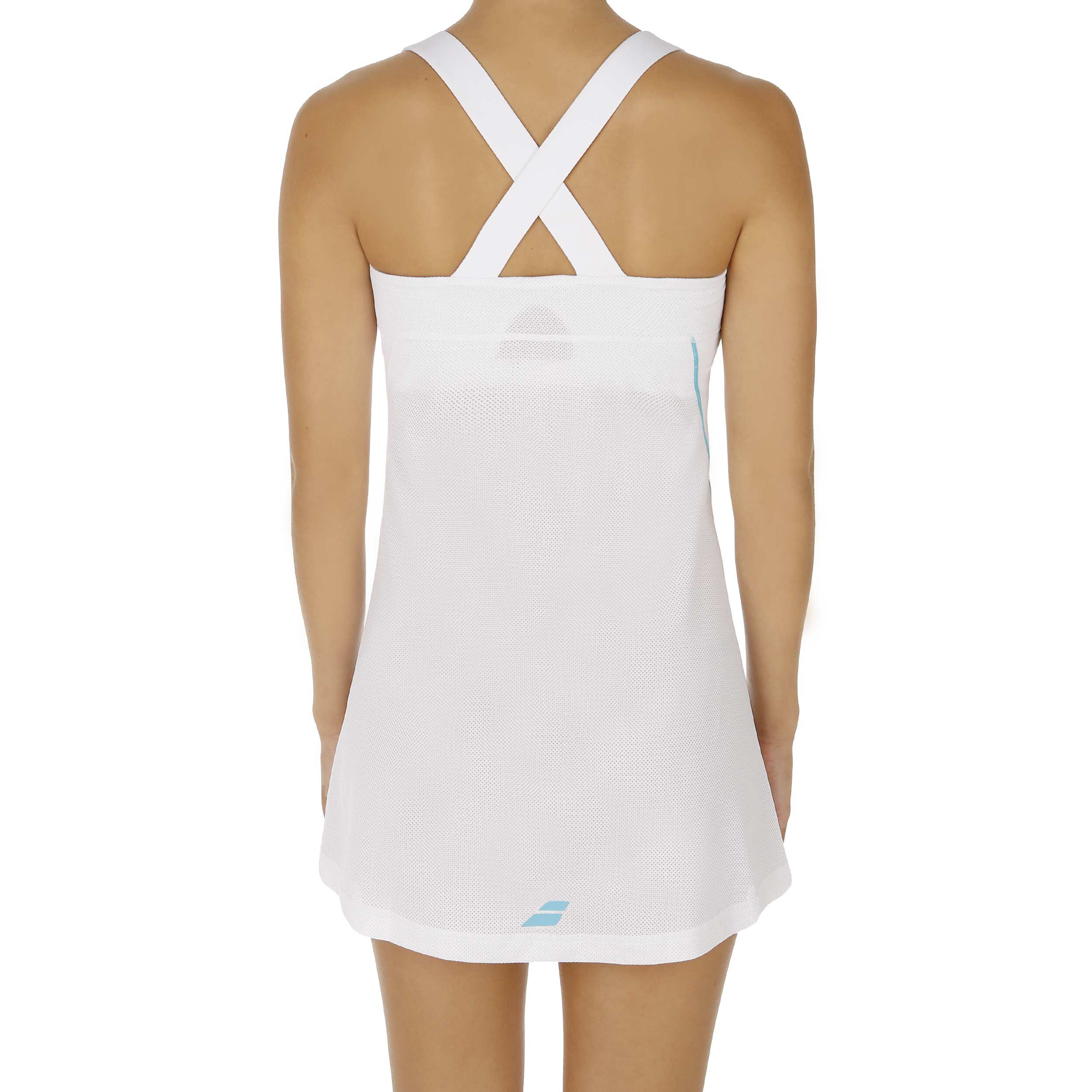 Performance Strap Dress Women White