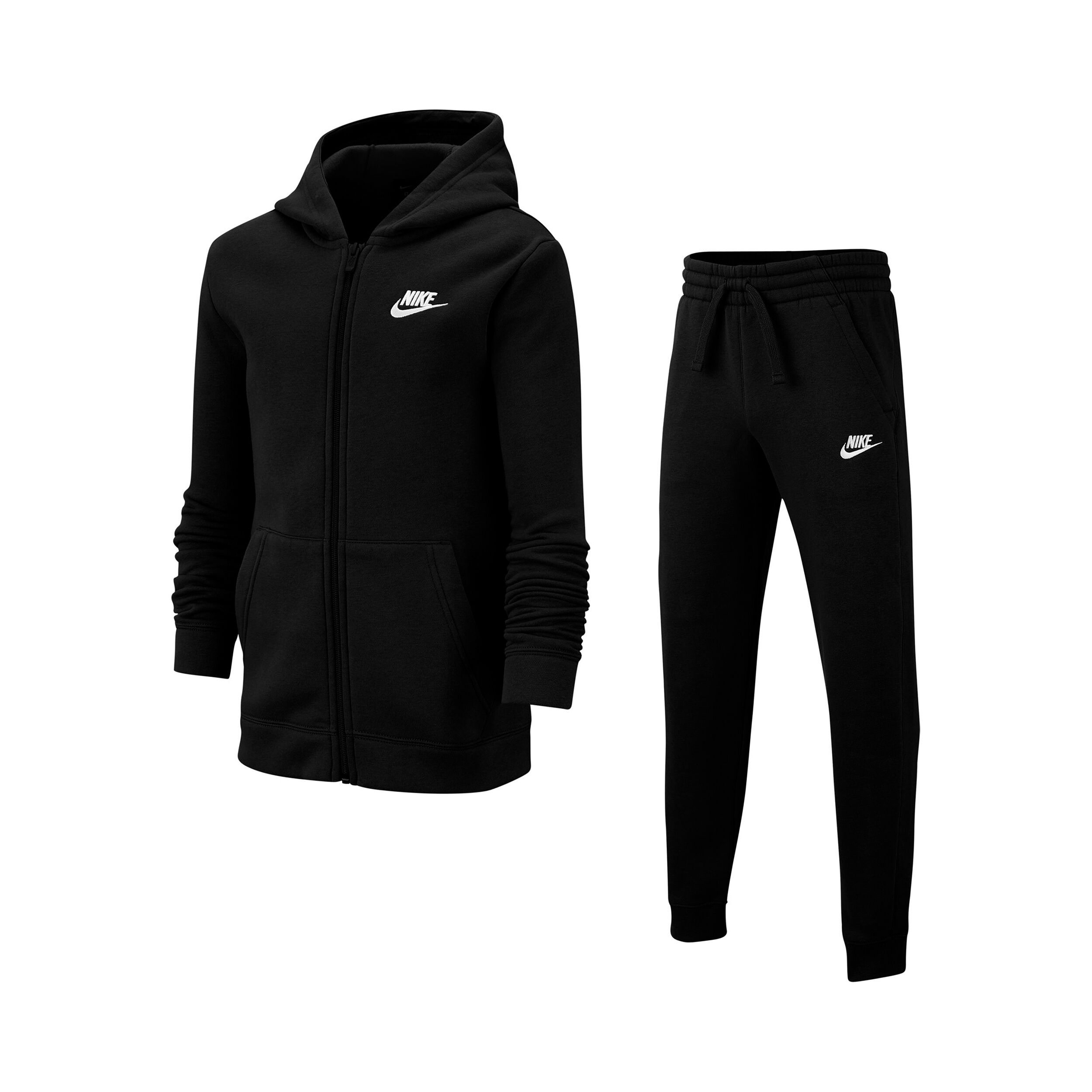 Boys nike online black tracksuit