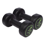 Energetics Hantel Neopren, BLACK/YELLOW, 2x2,0