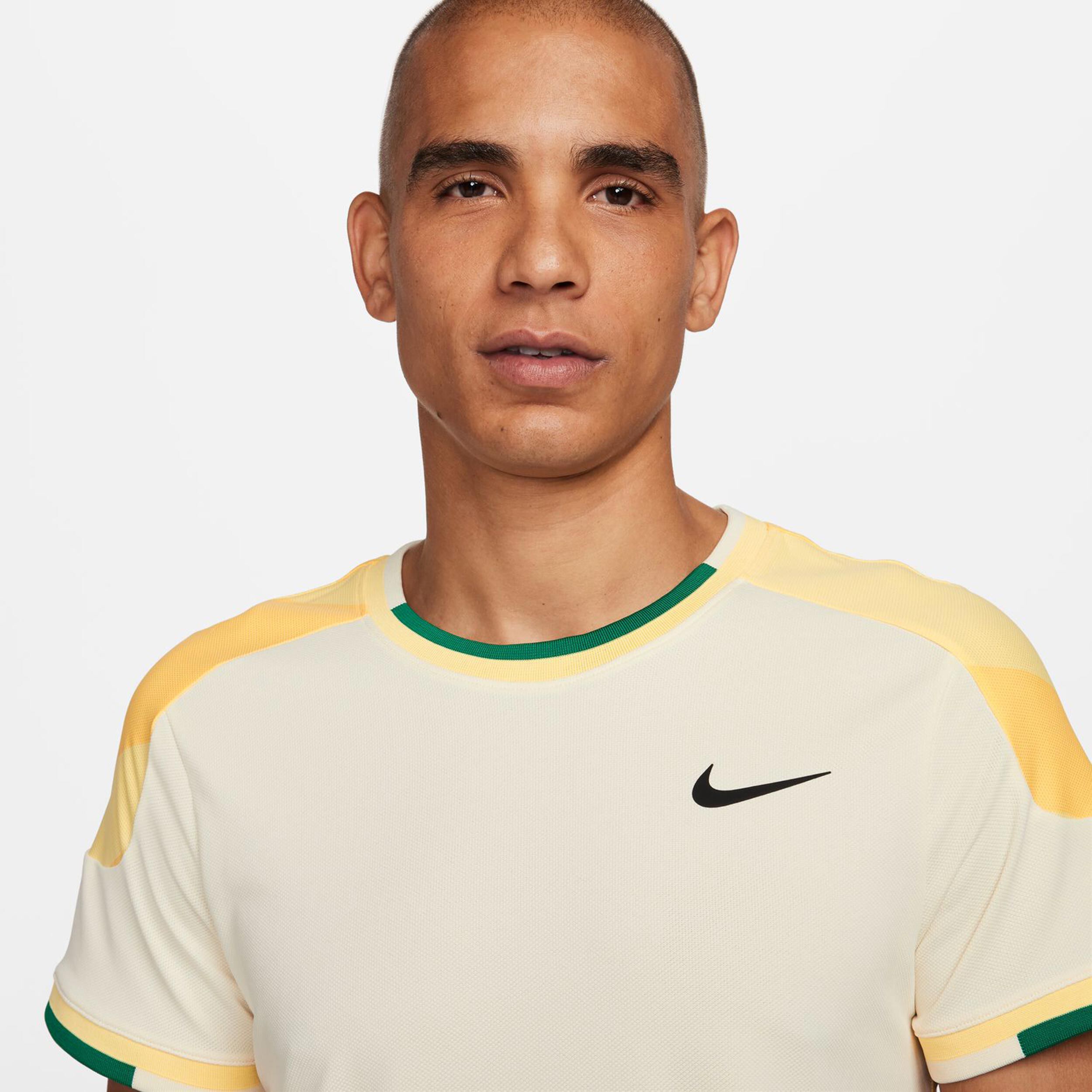 Buy Nike Court Dri-Fit Slam T-Shirt Men Cream, Multicoloured online | Padel  Point COM