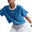 W NK DF HERTAGE SS CROP TEE