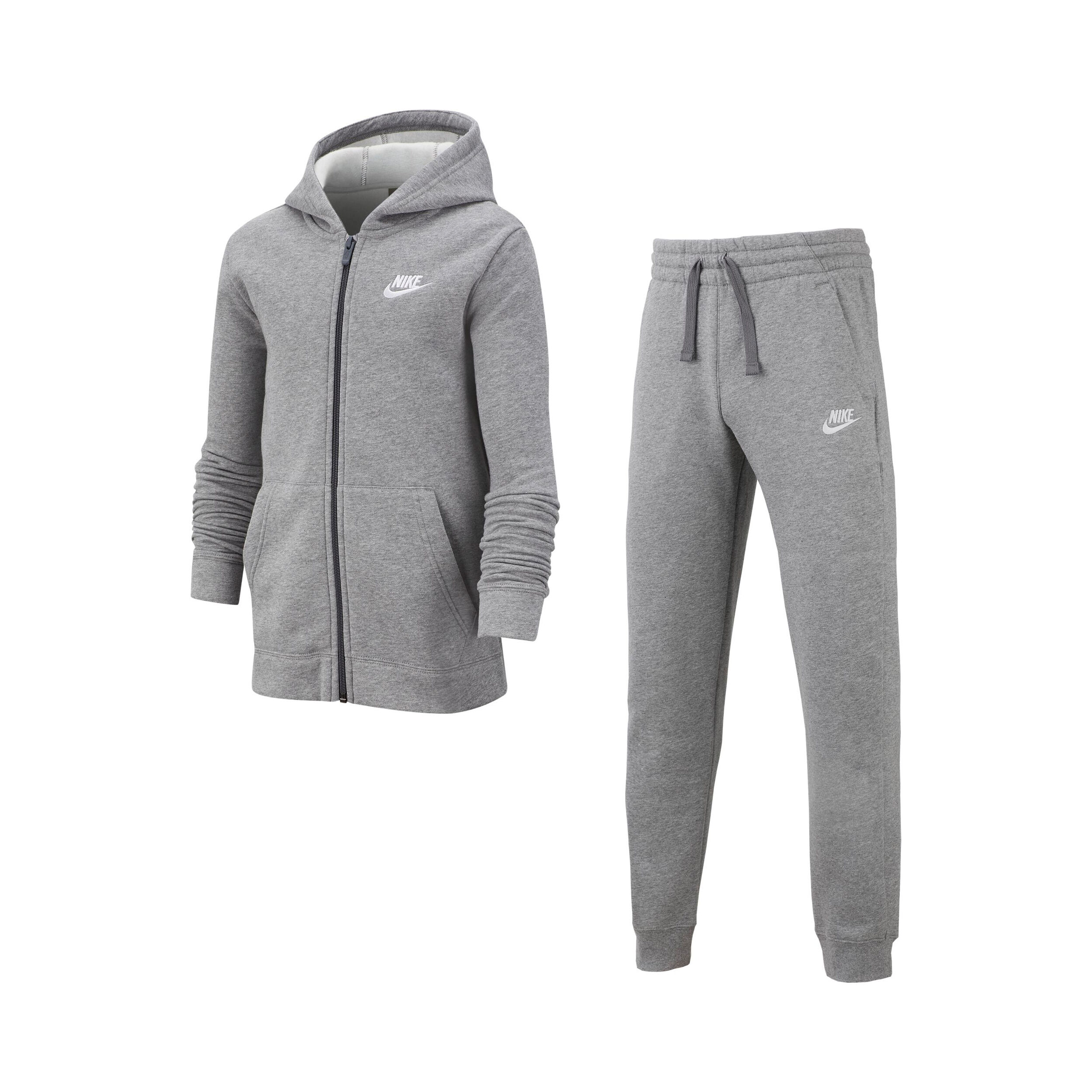 Light grey hotsell nike tracksuit