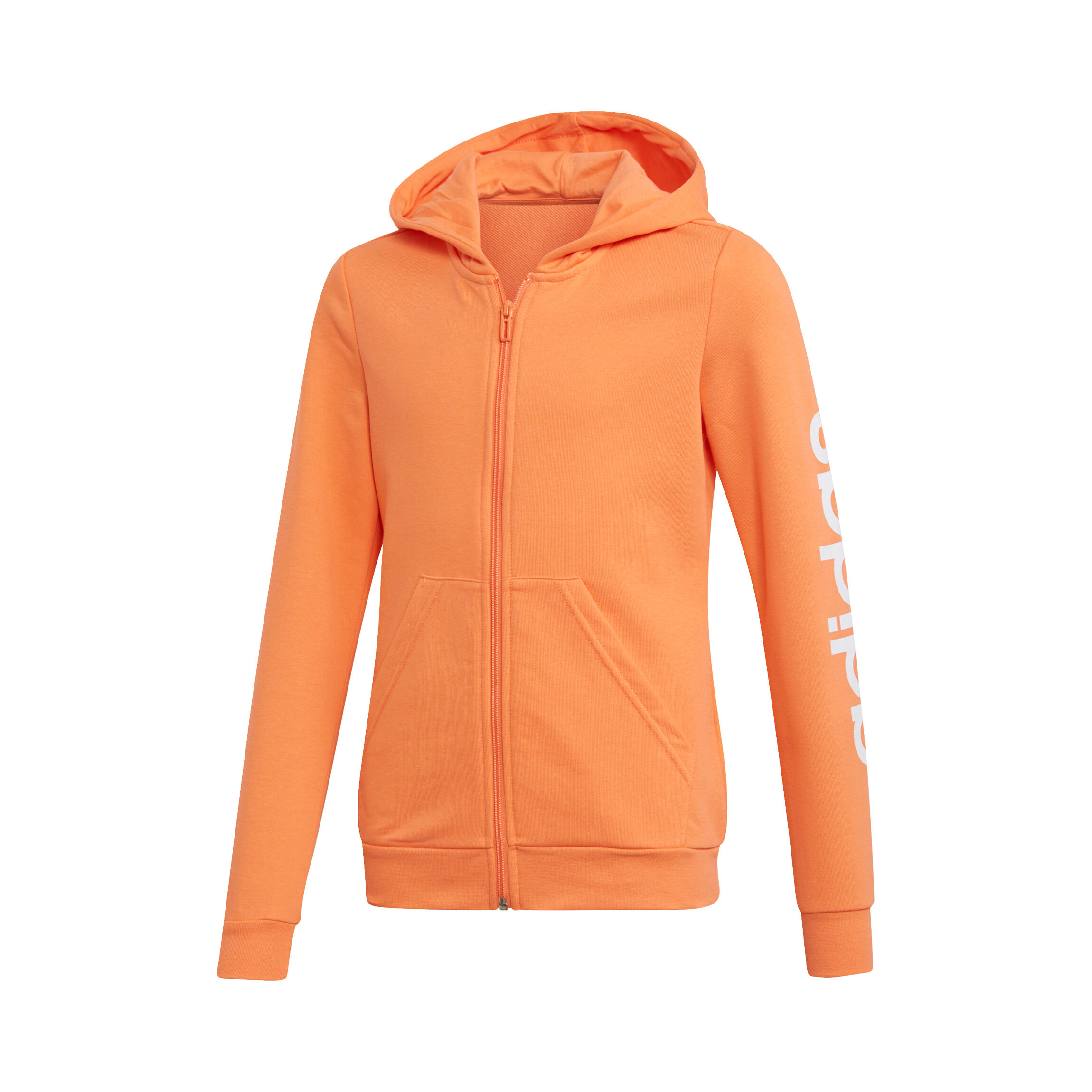 Orange adidas best sale zip up