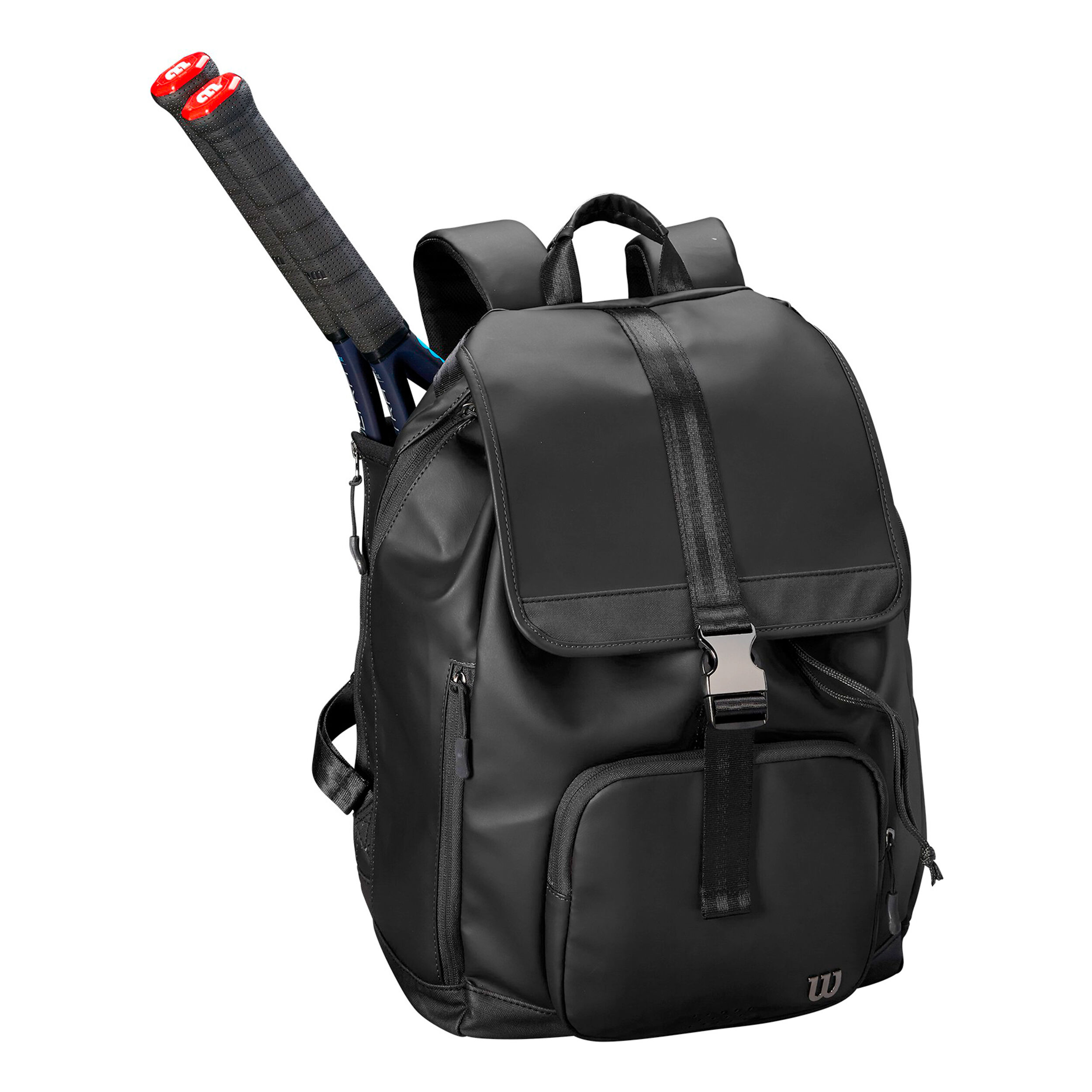 Black fold over backpack outlet