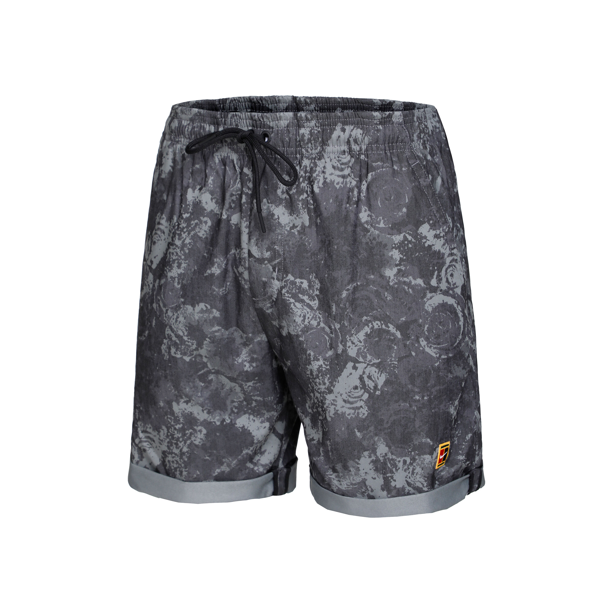 Buy Nike Court Dri Fit Heritage Printed Shorts Men Black Grey