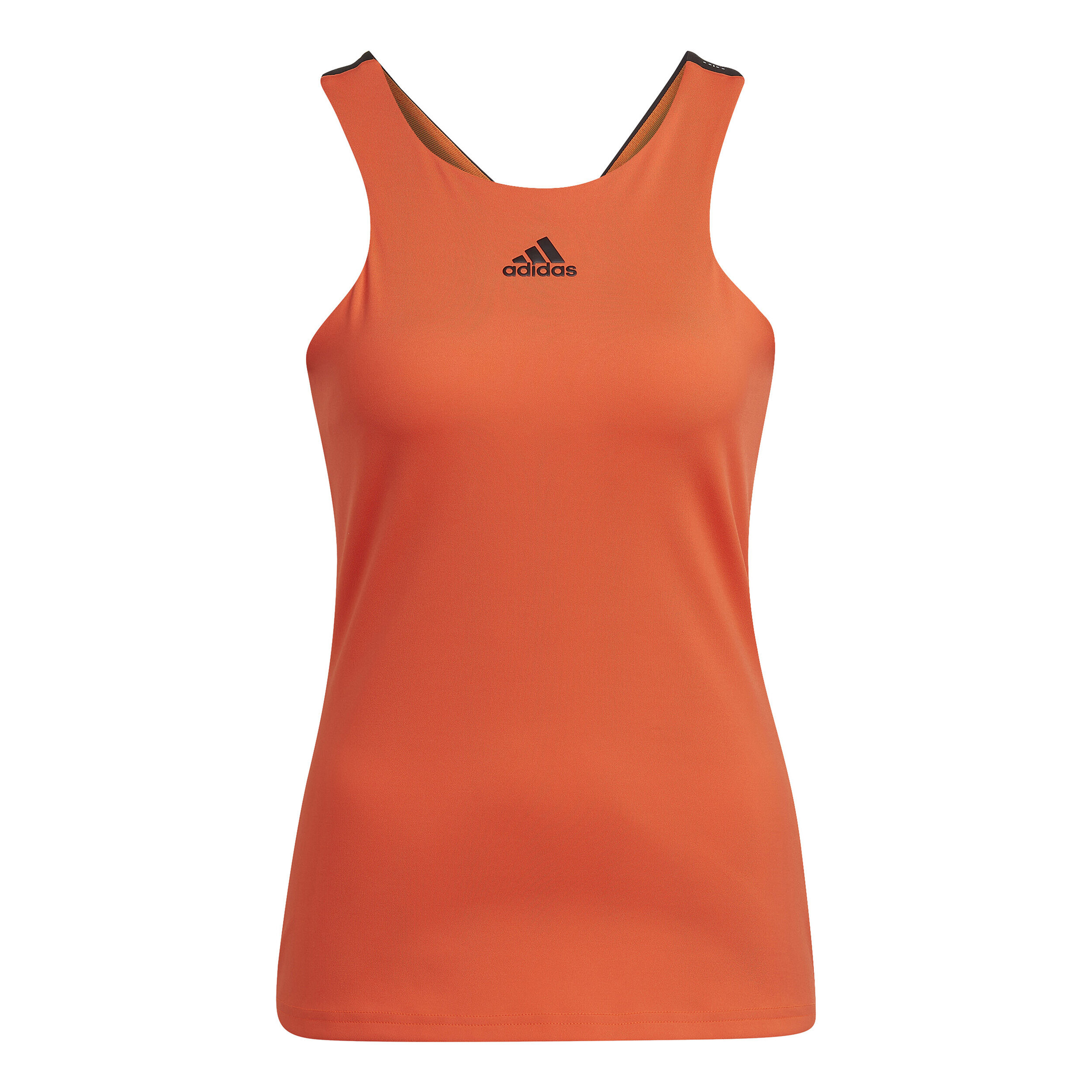Adidas orange tank top shop