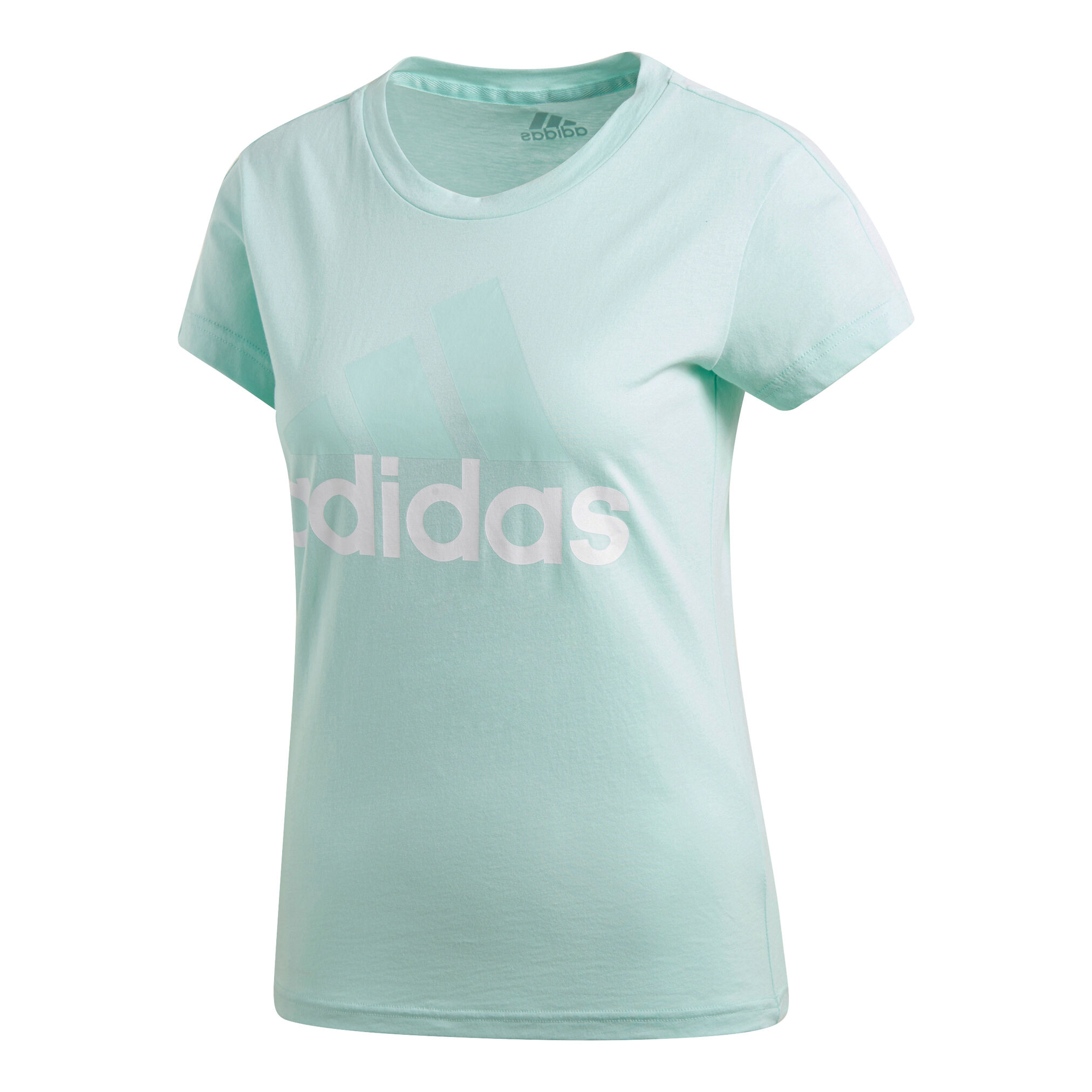 Adidas essentials linear slim tee store