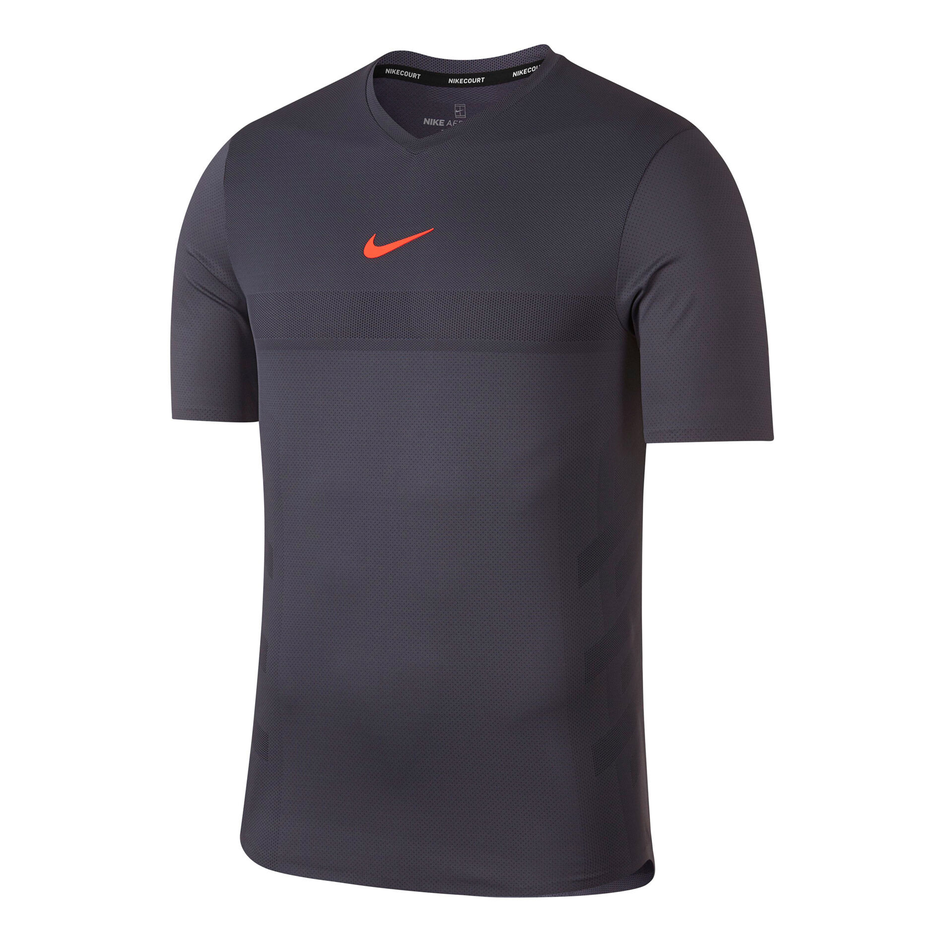 Buy Nike Rafael Nadal Court AeroReact T Shirt Men Dark Grey Coral online Padel Point COM