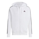 adidas Essentials French Terry 3-Stripes Full-Zip Hoodie