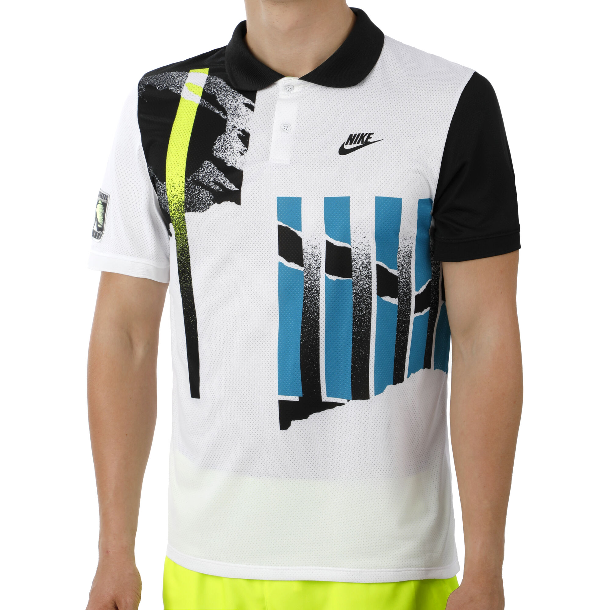 Paciencia Treinta Íncubo Nike Court Advantage Polo Men - White, Multicoloured online | Padel-Point