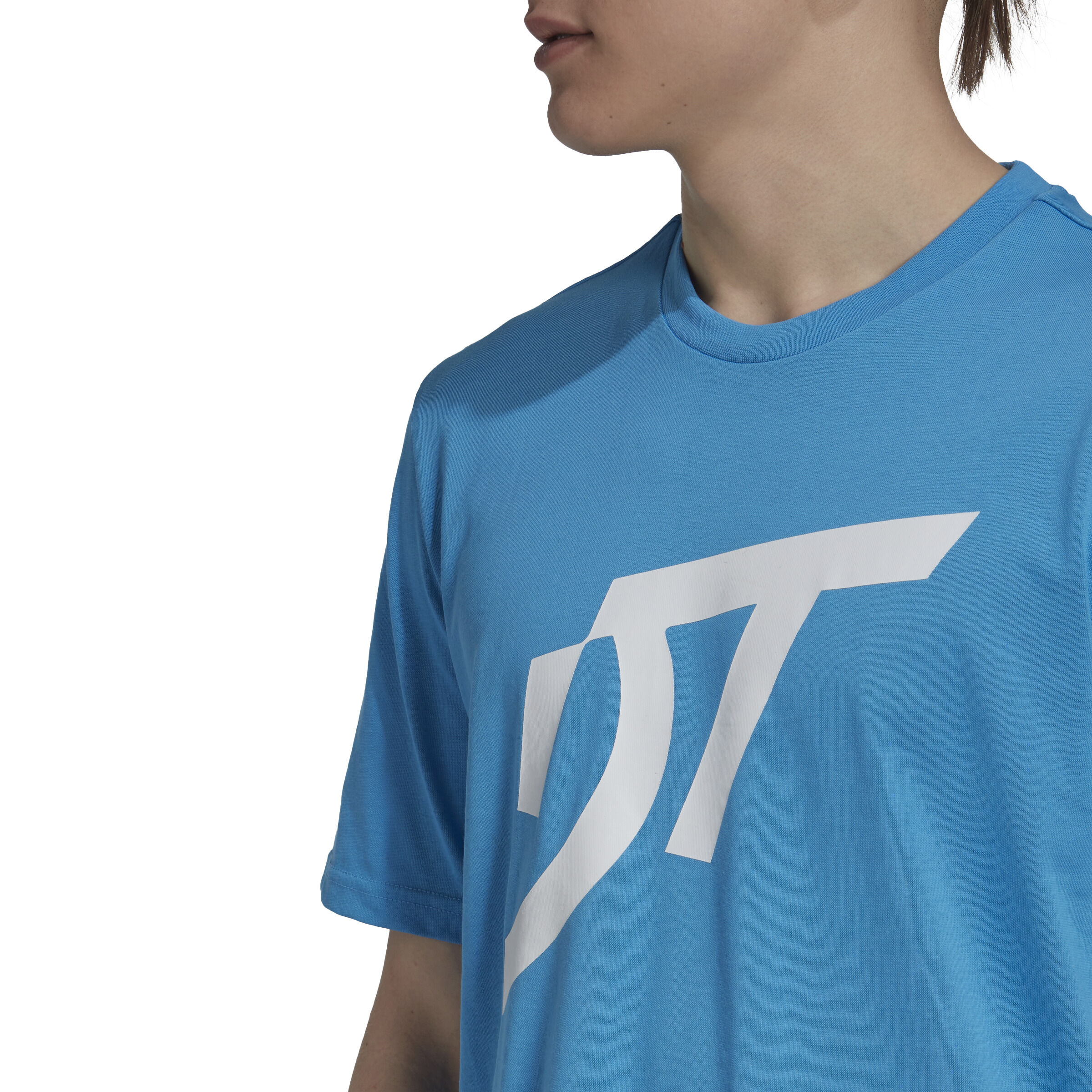 Dominic Thiem Logo Graphic T Shirt Men Blue