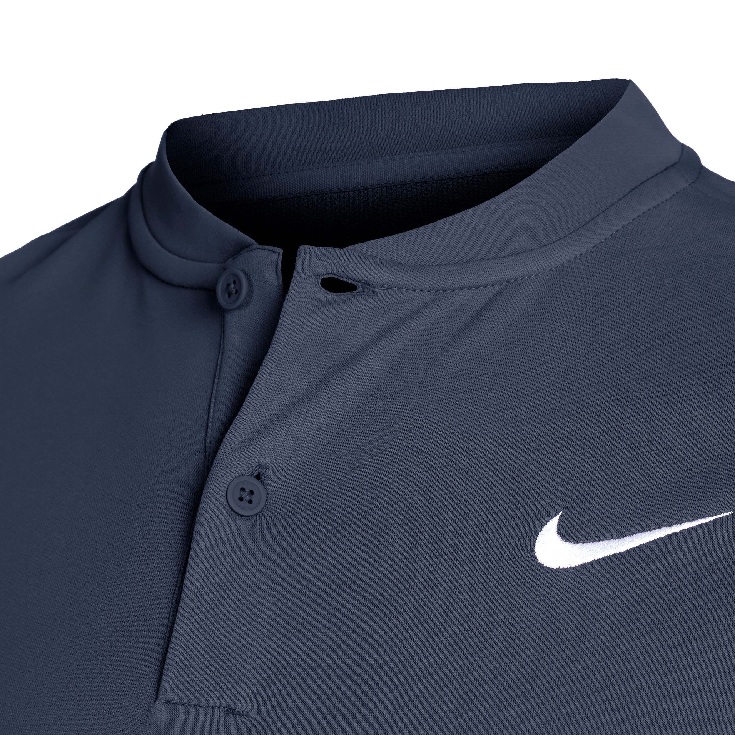 Buy Nike Dri Fit Blade Solid Polo Men Dark Blue online Padel