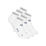 No Party XXL No Show Move Socks 6 Pack - black